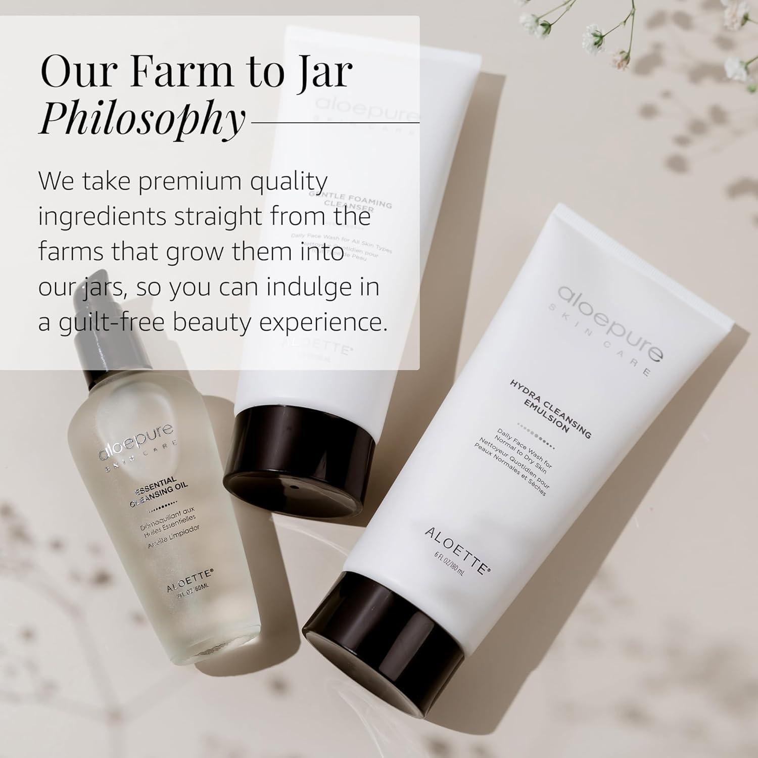 Limpiador Facial Espumoso Aloette 177 ml - Hidratante Suave