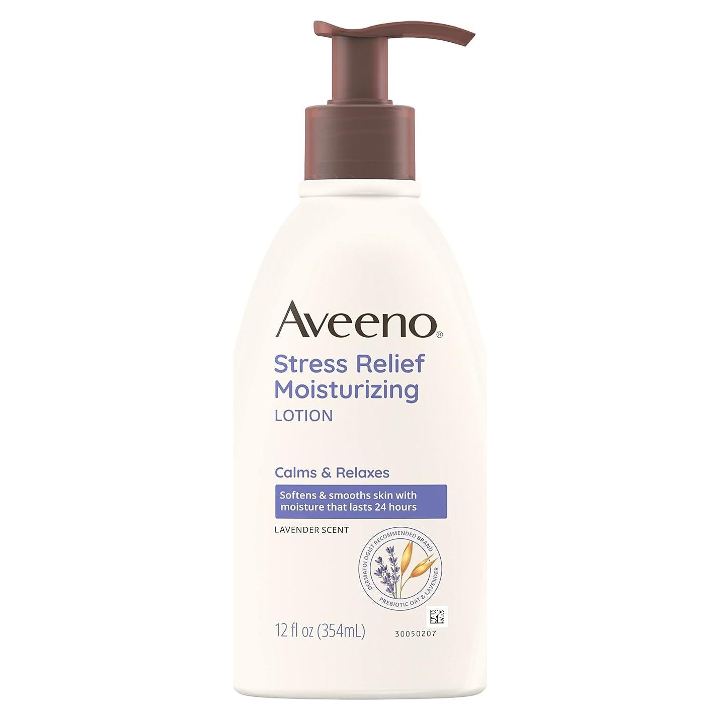 Loción Corporal Aveeno 354.88 ml Alivio Estrés Lavanda