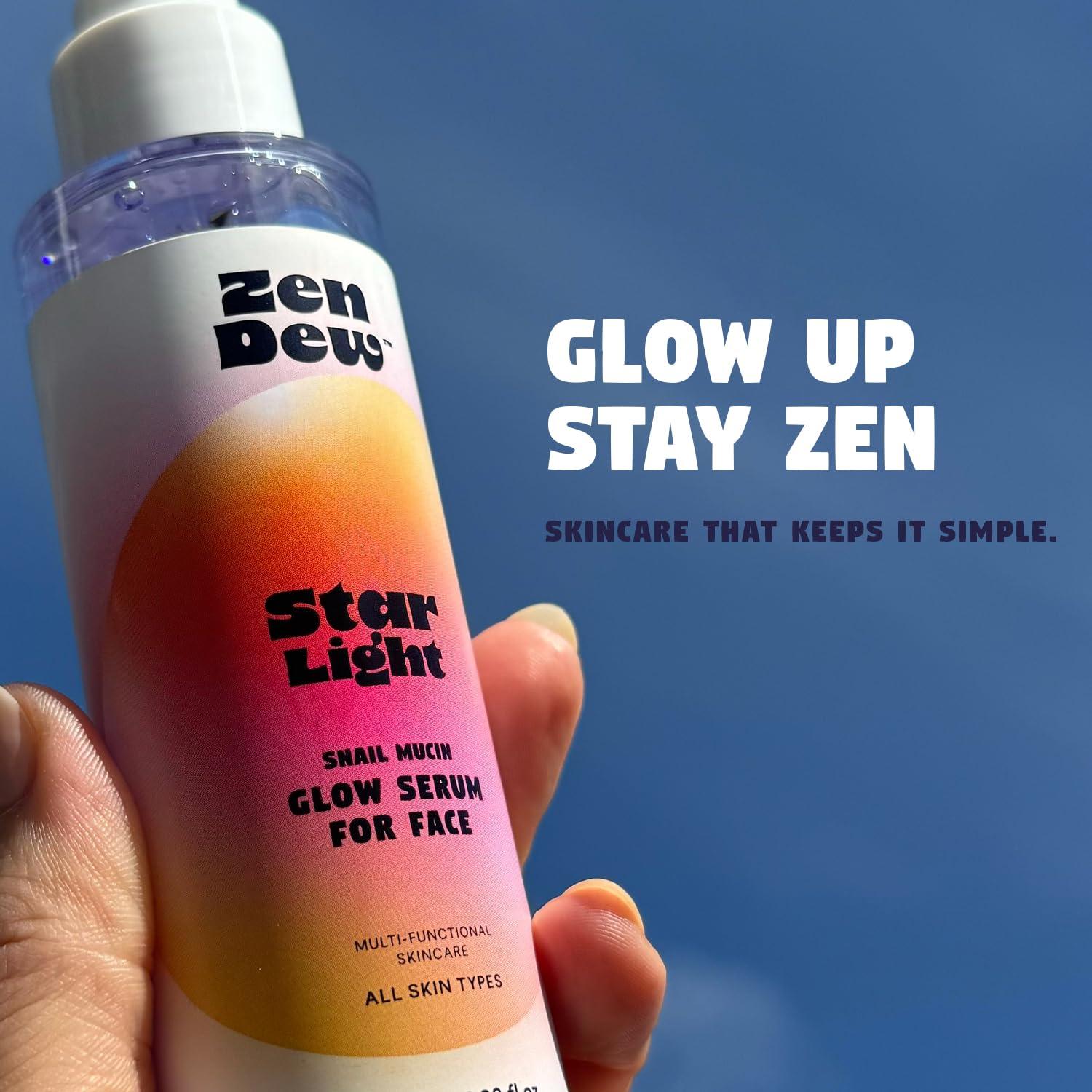 Suero Facial Zen Dew Mucina de Caracol 100 ml - Hidratante y Calmante