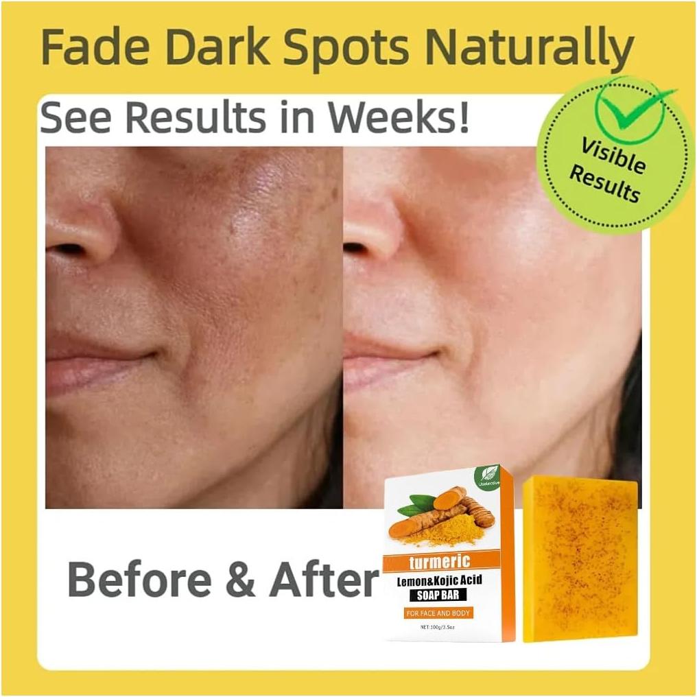 Jabón Natural de Limón y Cúrcuma Beauty Beauty - 100g