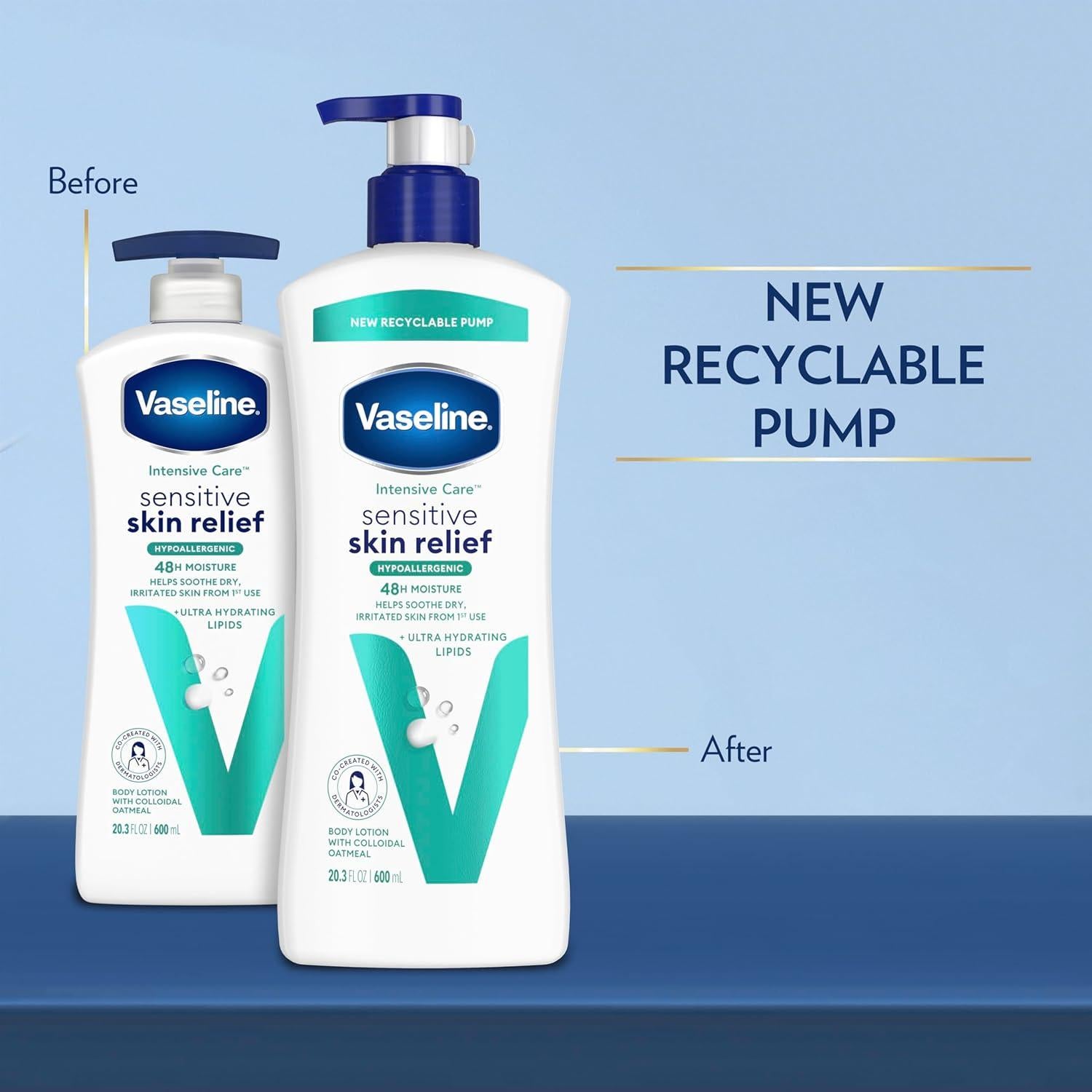 Loción Corporal Vaseline Cuidado Intensivo 575 g Piel Sensible