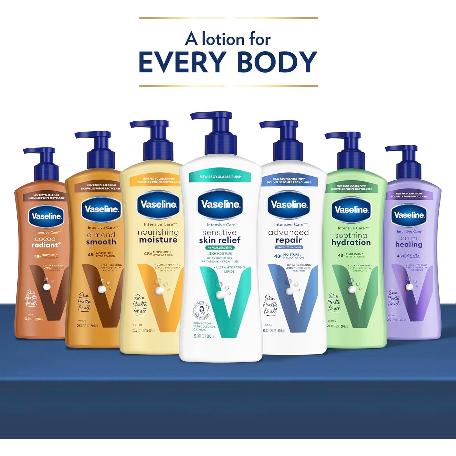 Loción Corporal Vaseline Cuidado Intensivo 575 g Piel Sensible