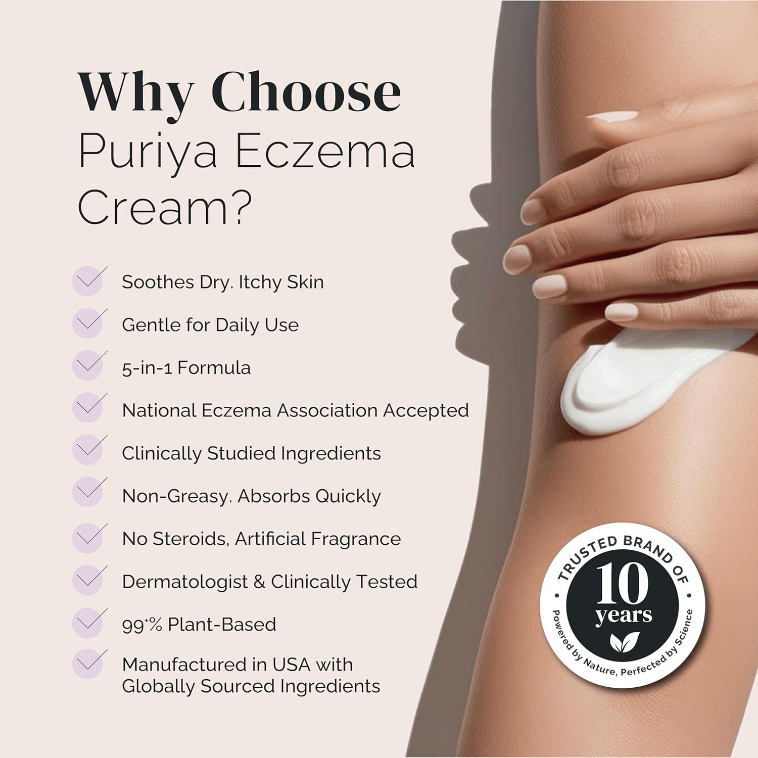 Crema Puriya 5-en-1 para Eczema - Alivio Piel Seca 200g