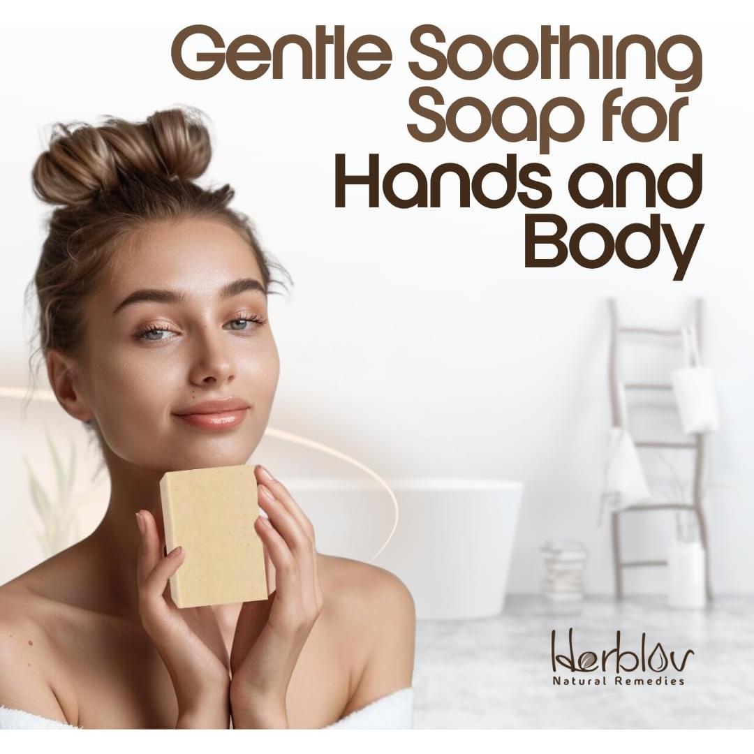 Jabón Natural de Avena y Miel de Cabra Herblov 149g