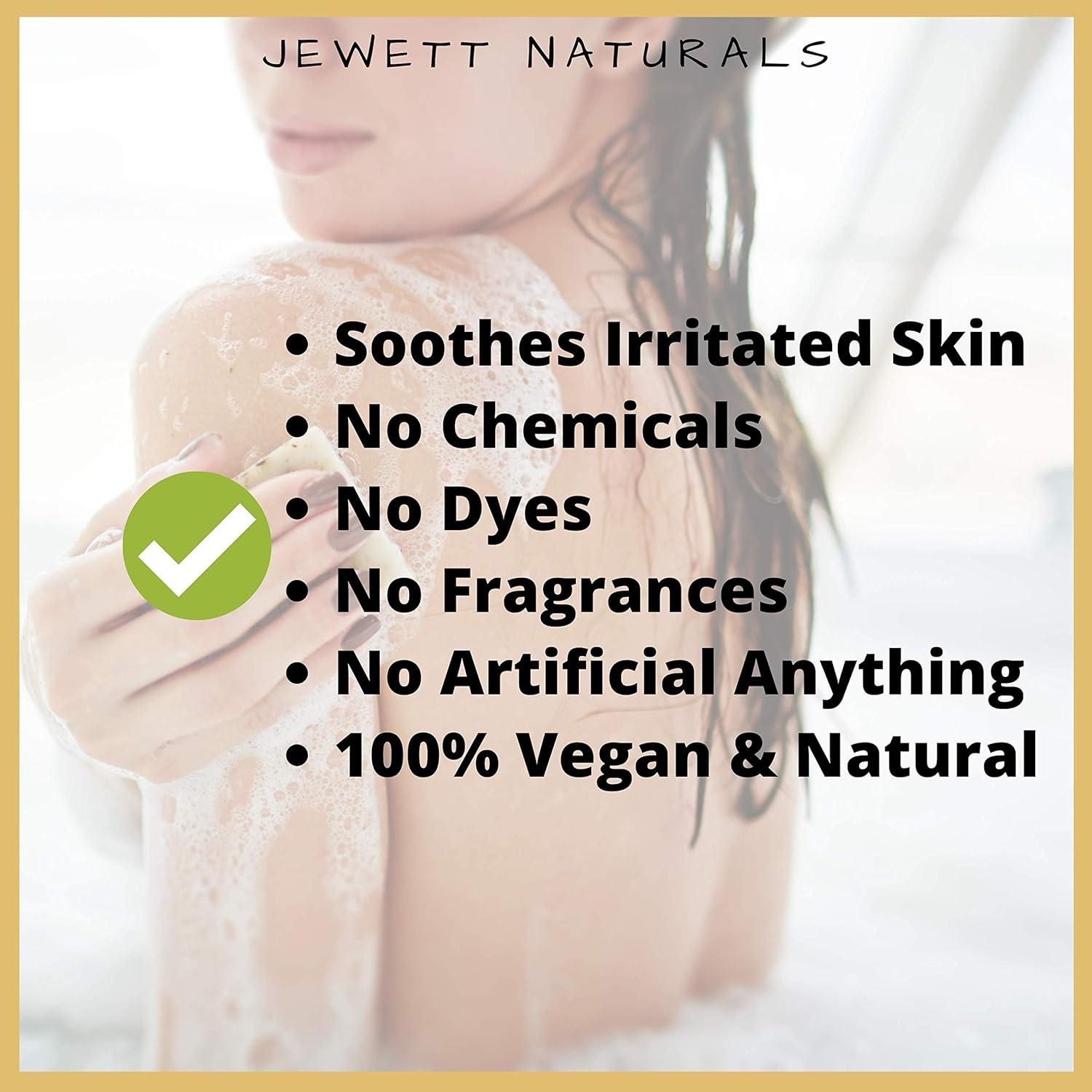 Jabón de Avena Coloidal Natural 119 g - Jewett Naturals