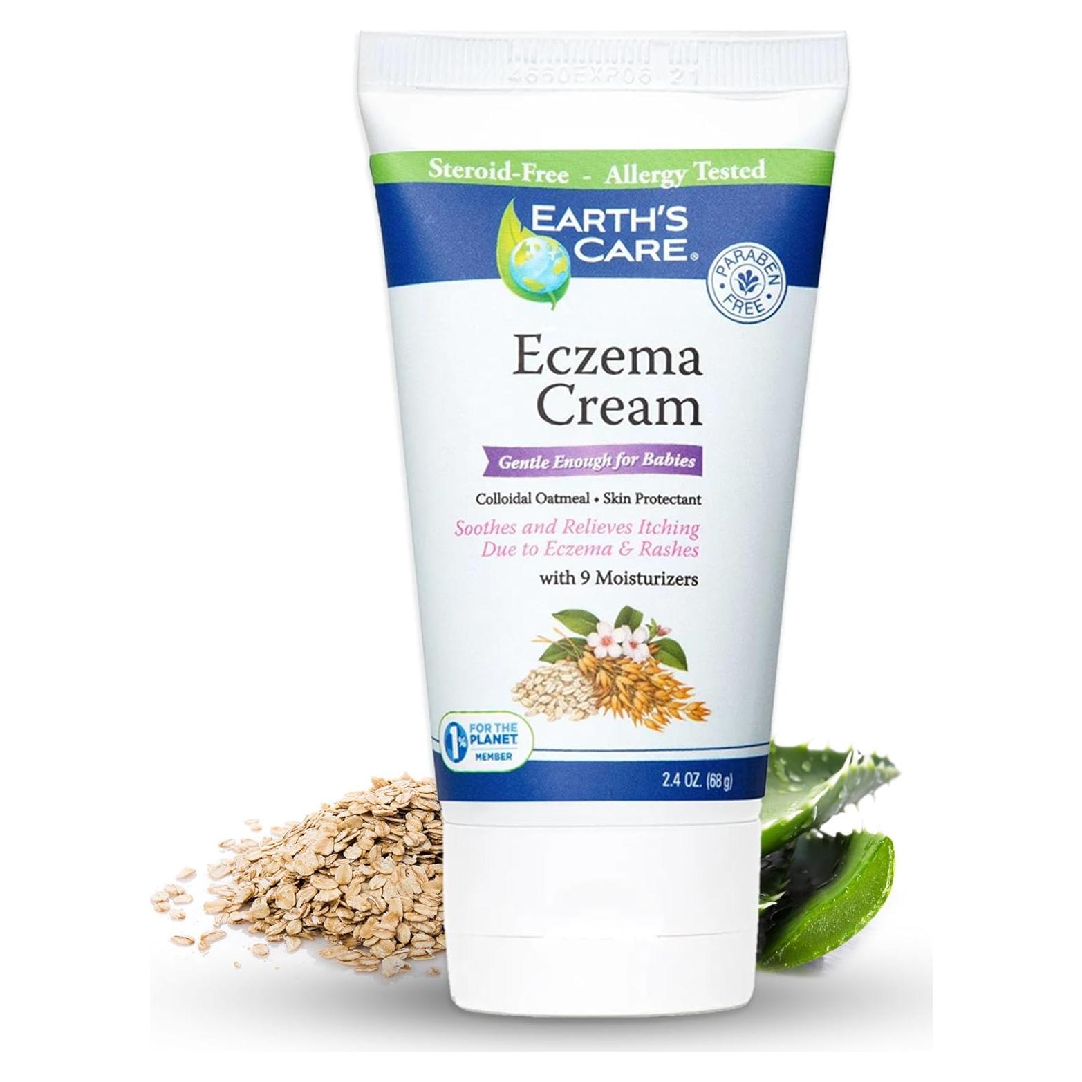 Crema para Eczema Earth's Care 68g - Avena Coloidal y 9 Hidratantes