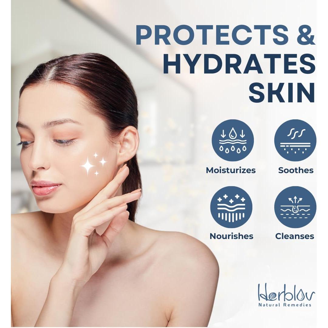 Jabón Natural para Eczema Herblov - Alivio Piel Seca 298g