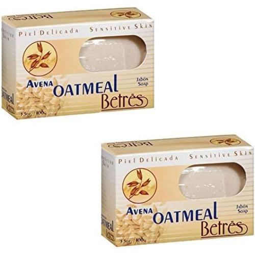 Jabón de Avena 99.22 g para Piel Sensible - 2 Unidades