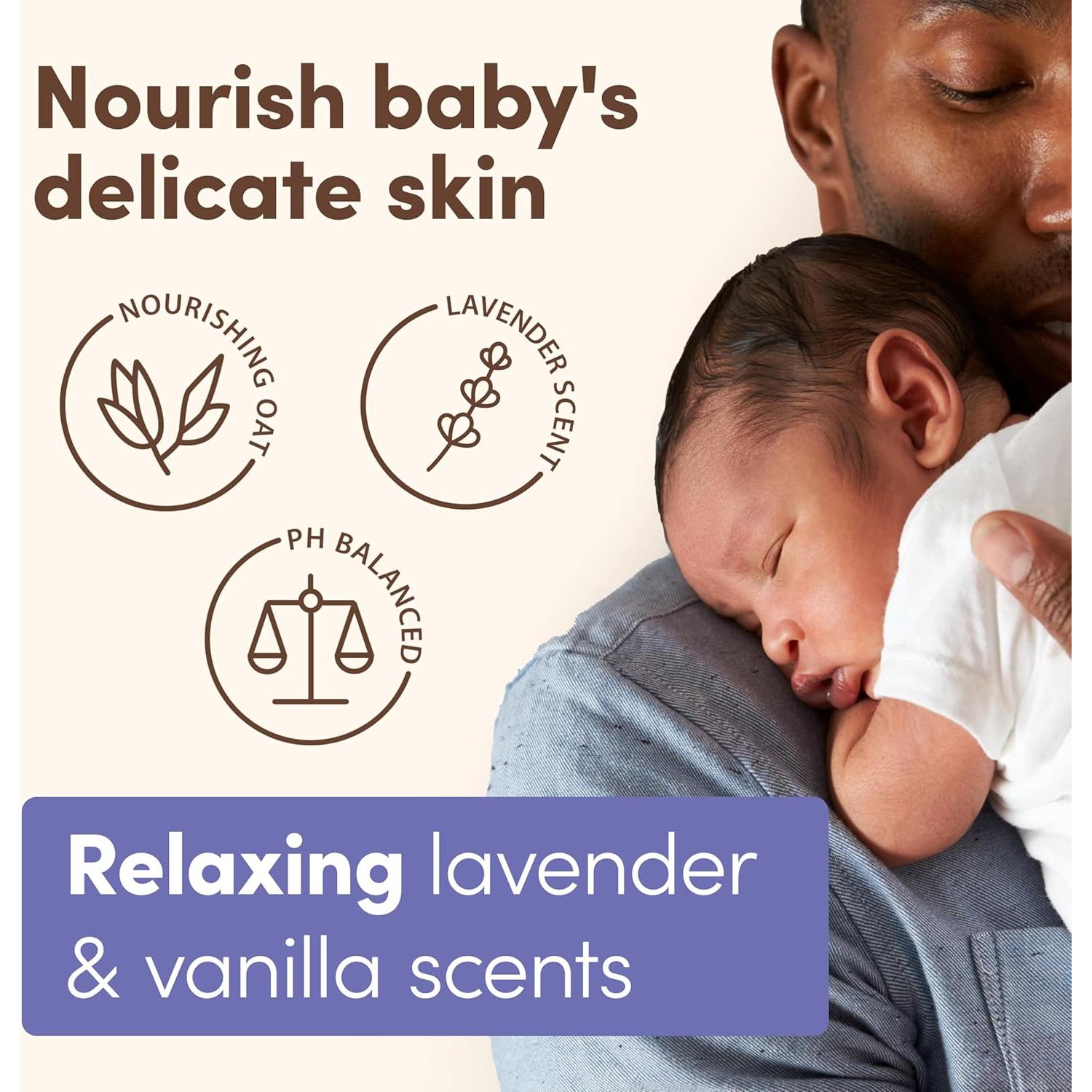 Set de Baño y Loción Calmante Aveeno Baby 2 Piezas