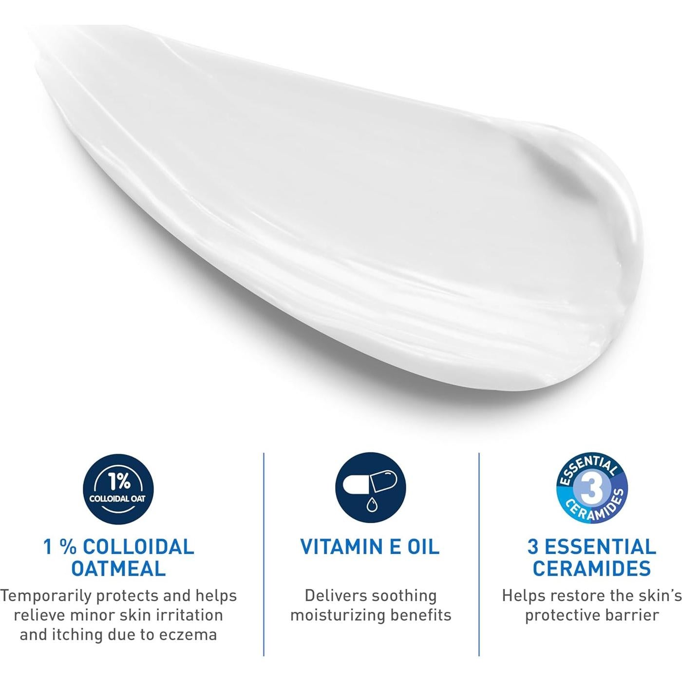 CeraVe Crema para Eczema Bebés 142g - Avena Coloidal 1%