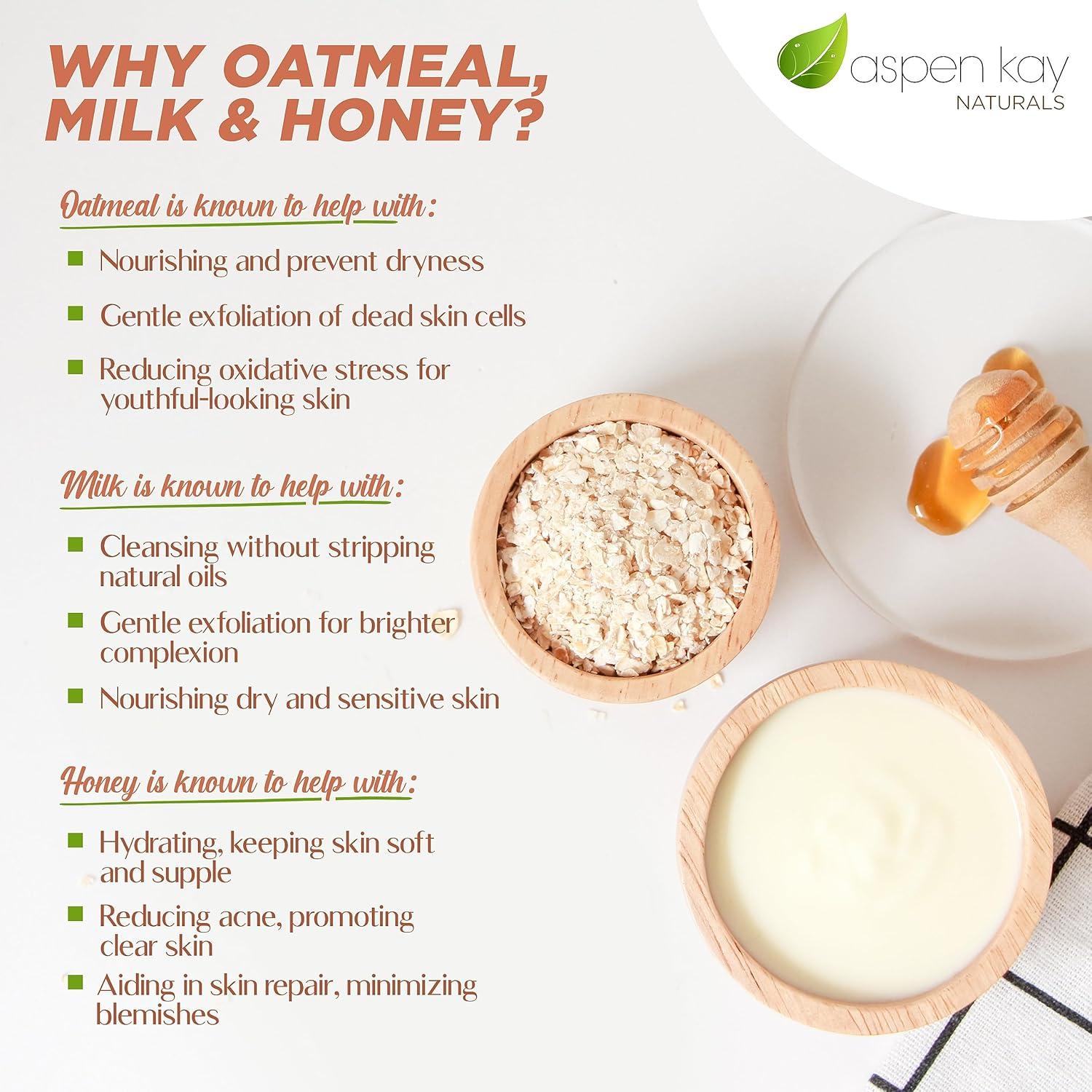 Jabón Exfoliante de Avena Aspen Kay Naturals 127 g - Orgánico