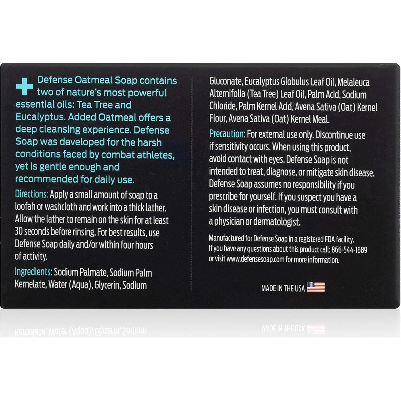 Jabón en Barra Natural Defense 119g con Avena y Eucalipto