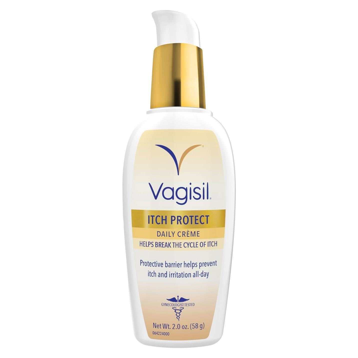 Crema Diaria Vagisil Itch Protect 56.7 g - Hidratante Íntimo Sin Fragancia