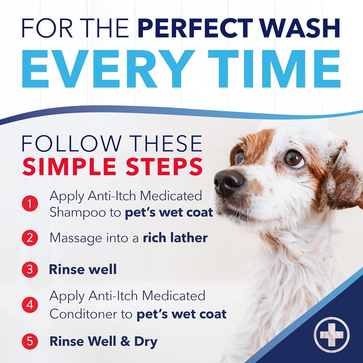 TropiClean OxyMed Champú y Acondicionador 2 en 1 para Gatos y Perros