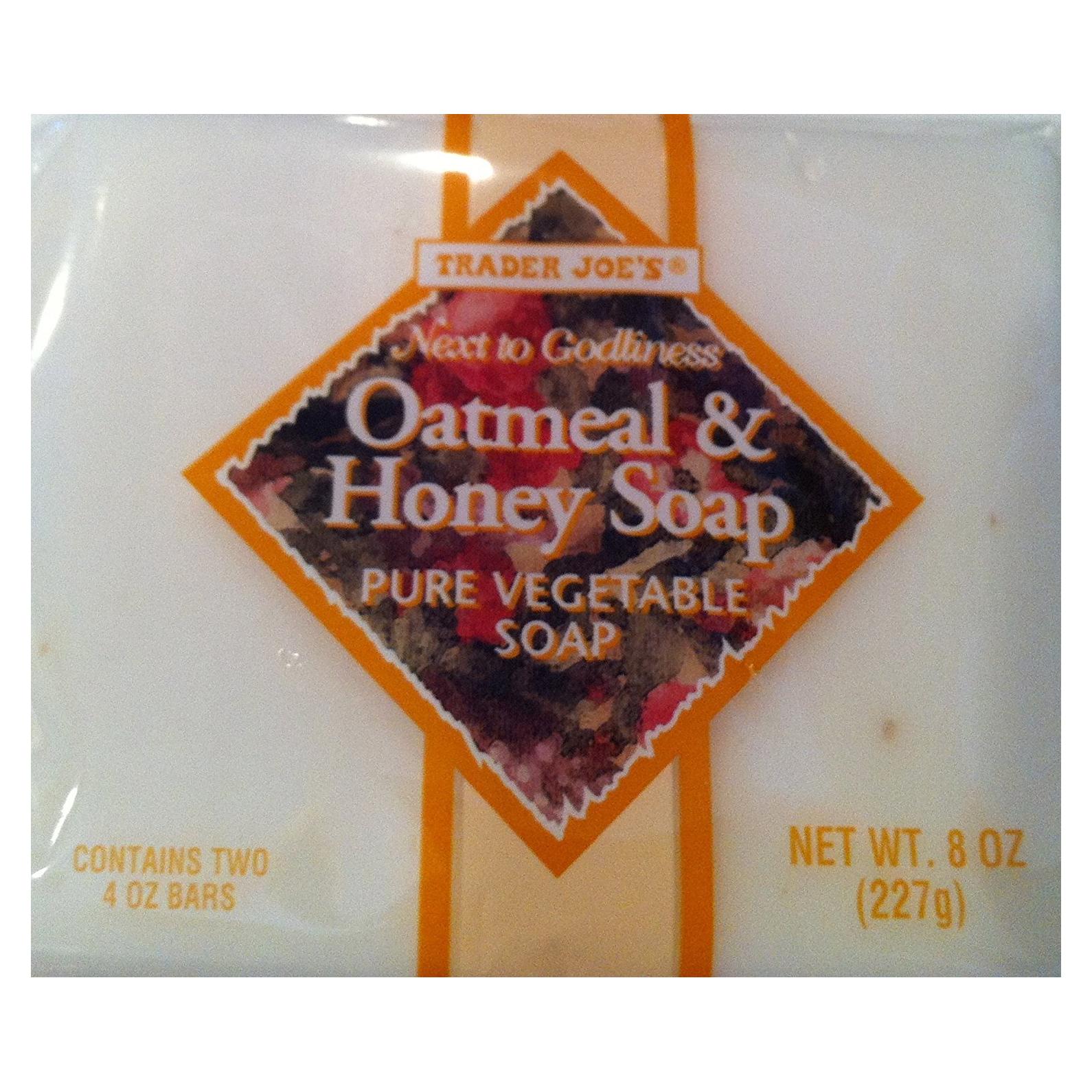 Jabón de Avena y Miel Trader Joe's - Paquete de 2 barras