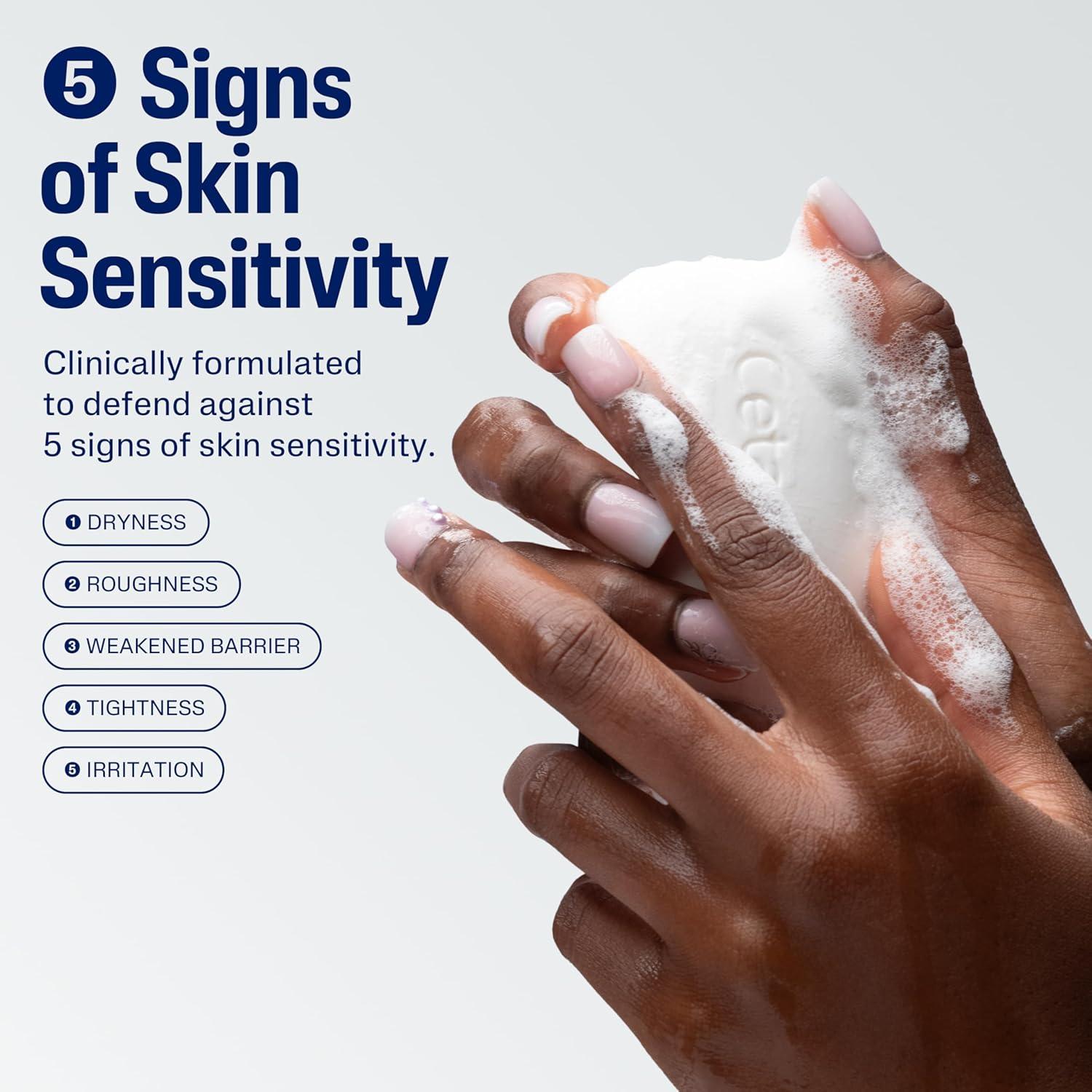 CETAPHIL Barra Limpiadora Suave 127g x3 - Piel Seca y Sensible