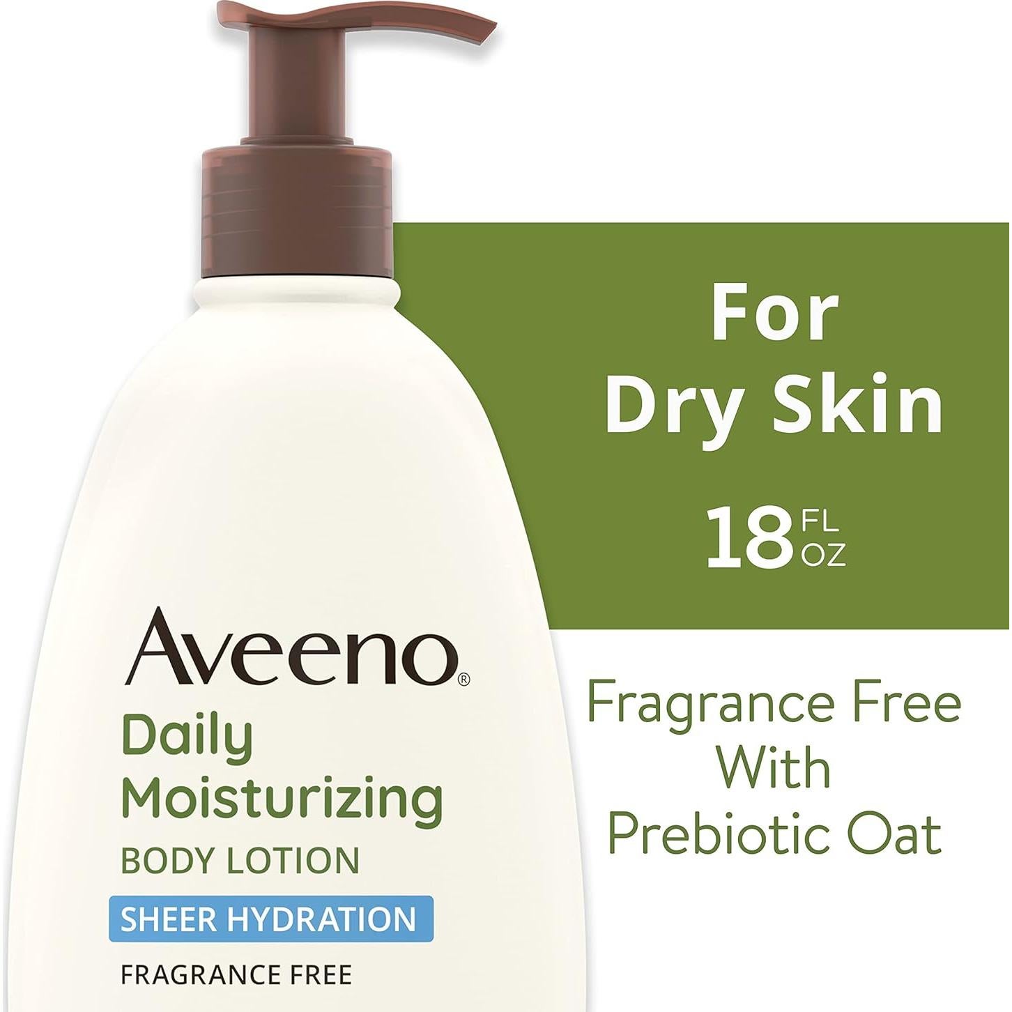 Loción Hidratante Diaria Sin Fragancia Aveeno 532 ml