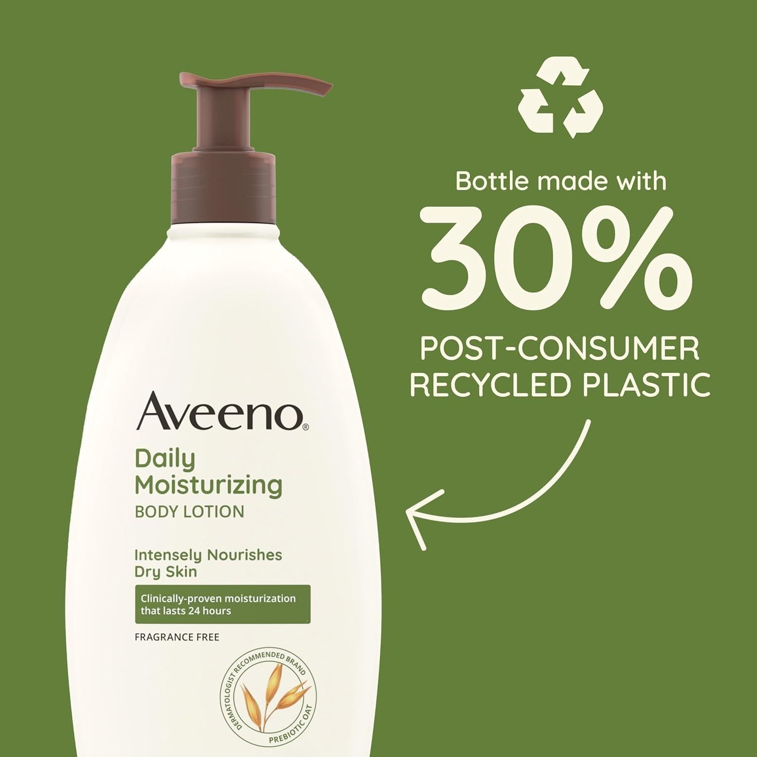 Loción Hidratante Diaria Sin Fragancia Aveeno 532 ml