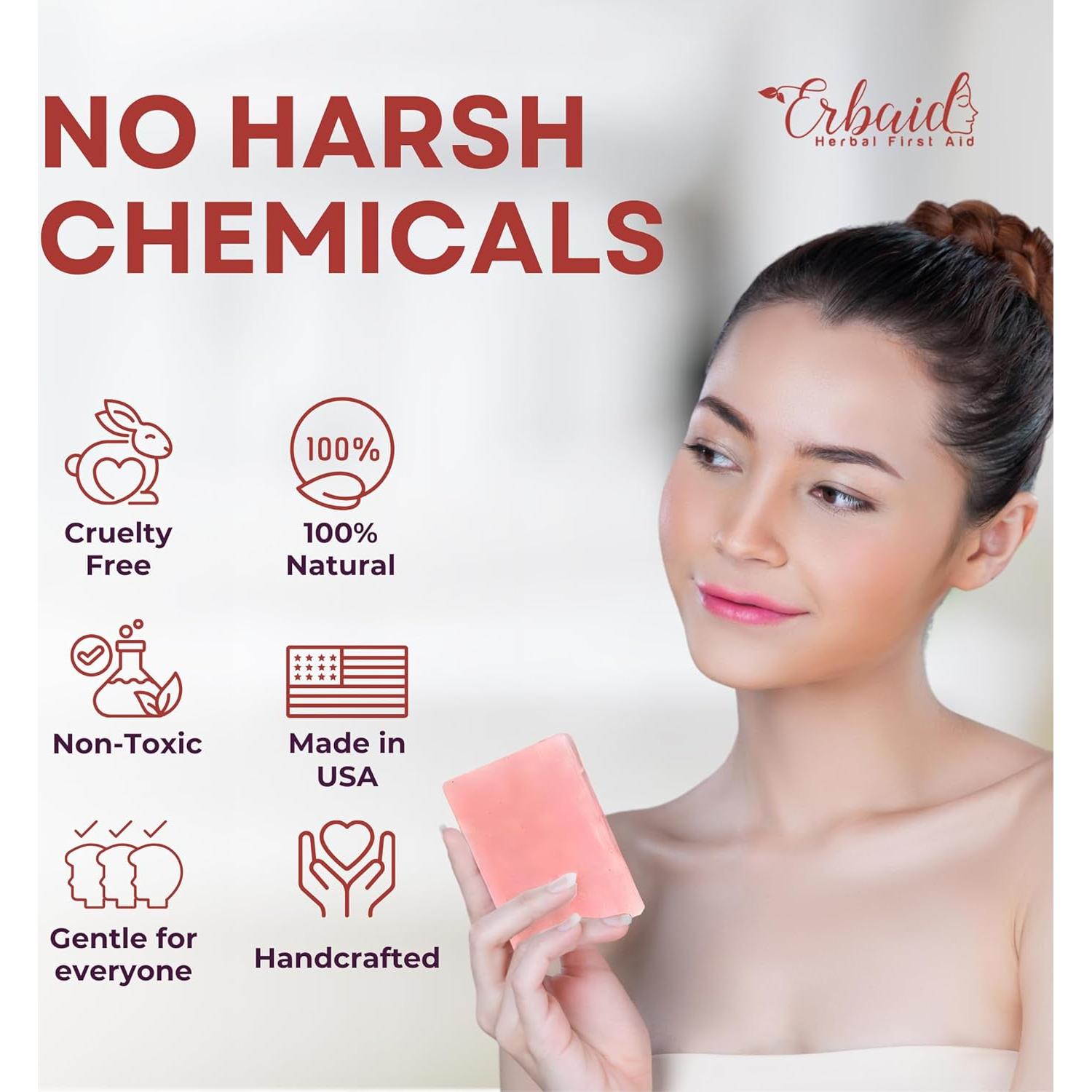 Jabón de Calamina Natural Erbaid - Alivio Picazón Piel Sensible