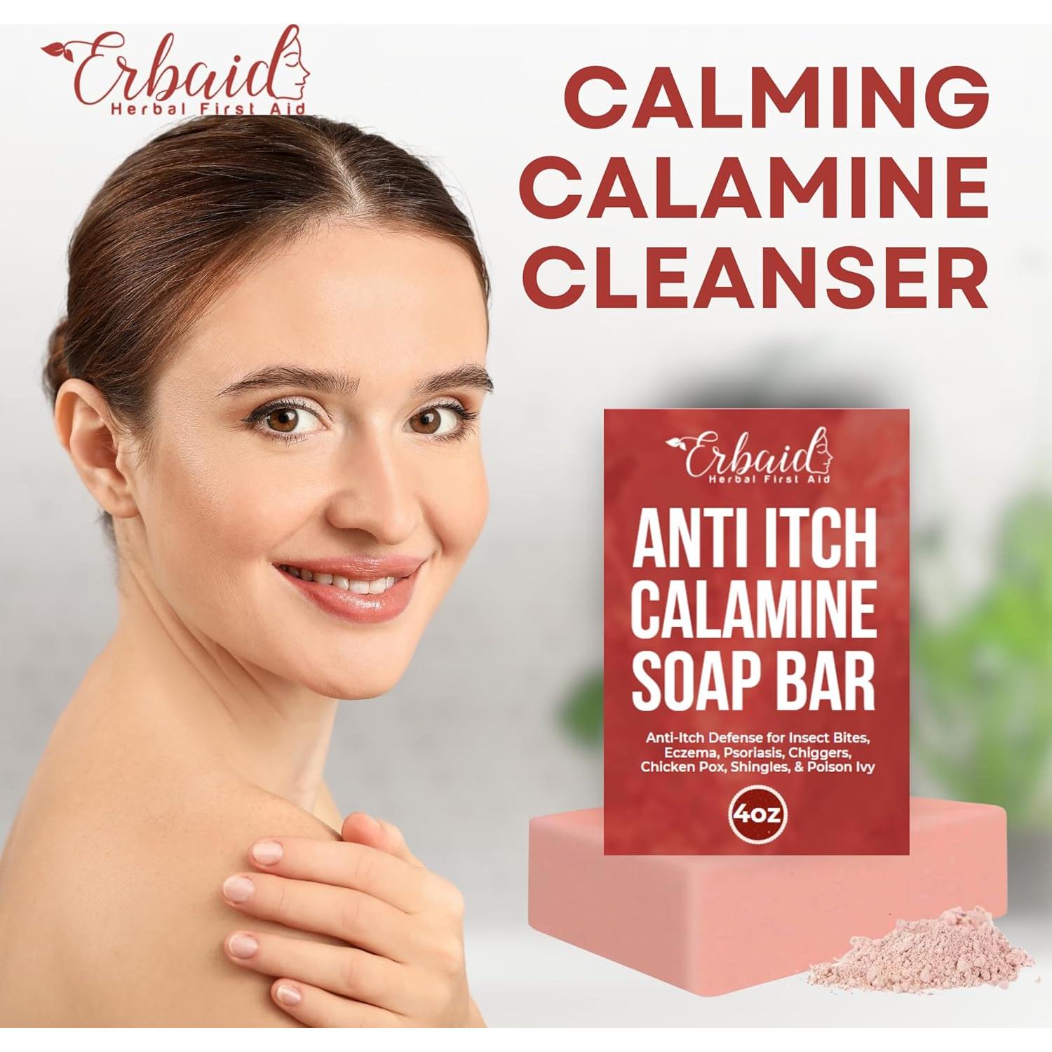 Jabón de Calamina Natural Erbaid - Alivio Picazón Piel Sensible