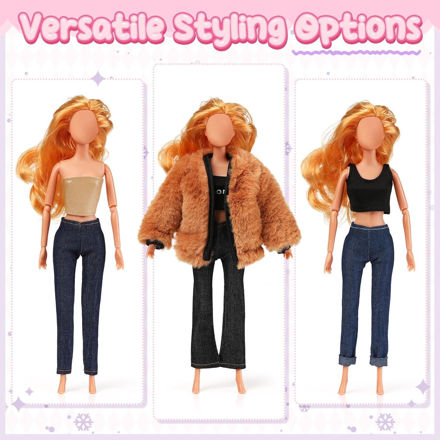 6 Piezas Ropa de Muñeca Litherr 29.97 cm Accesorios