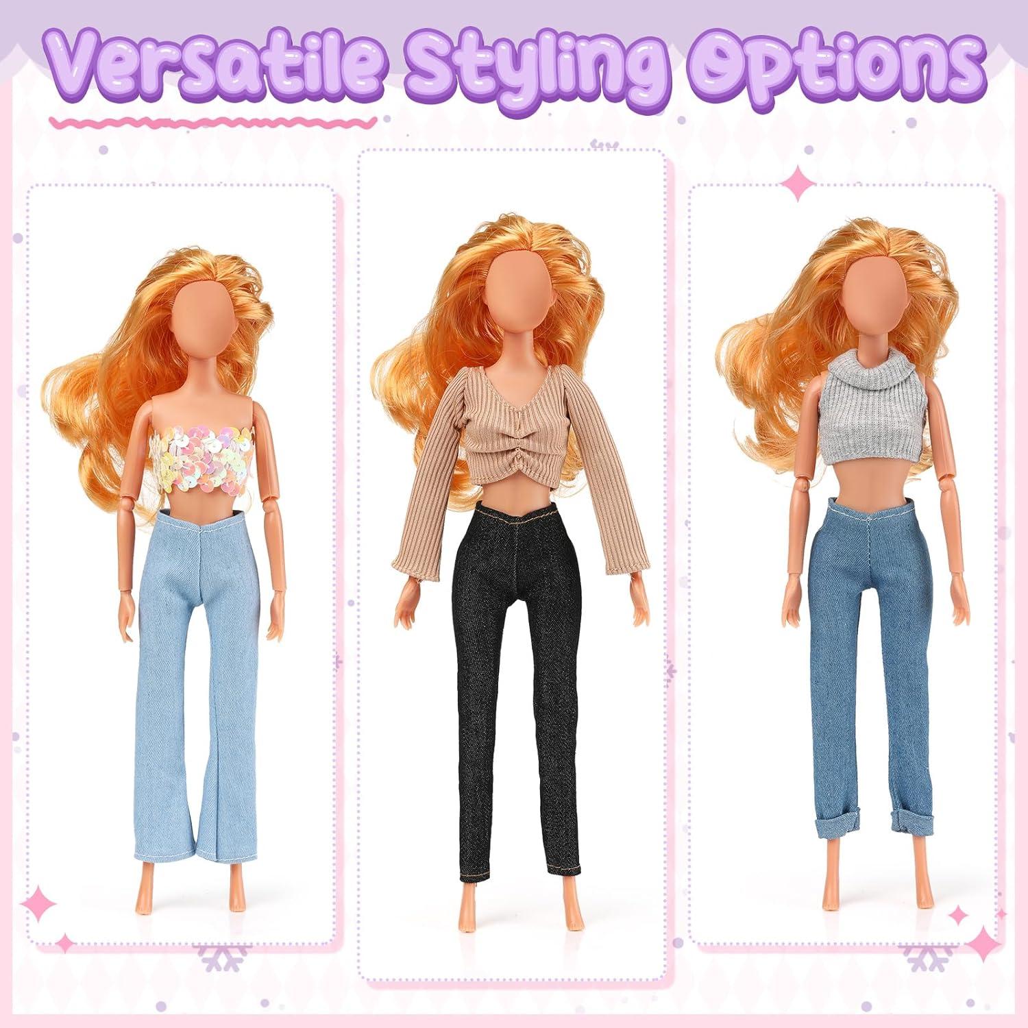 6 Piezas Ropa de Muñeca Litherr 29.97 cm Accesorios