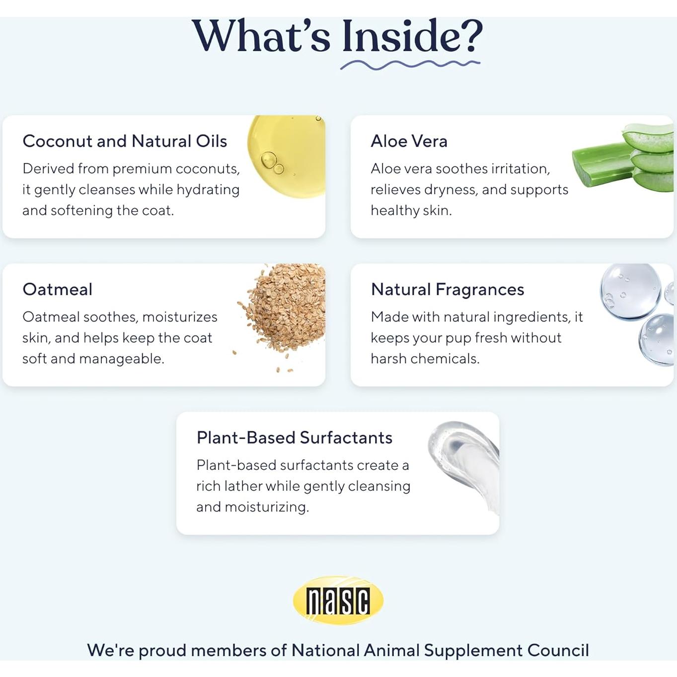 Champú y Acondicionador Pawfy para Perros 5 en 1 - Piel Sensible