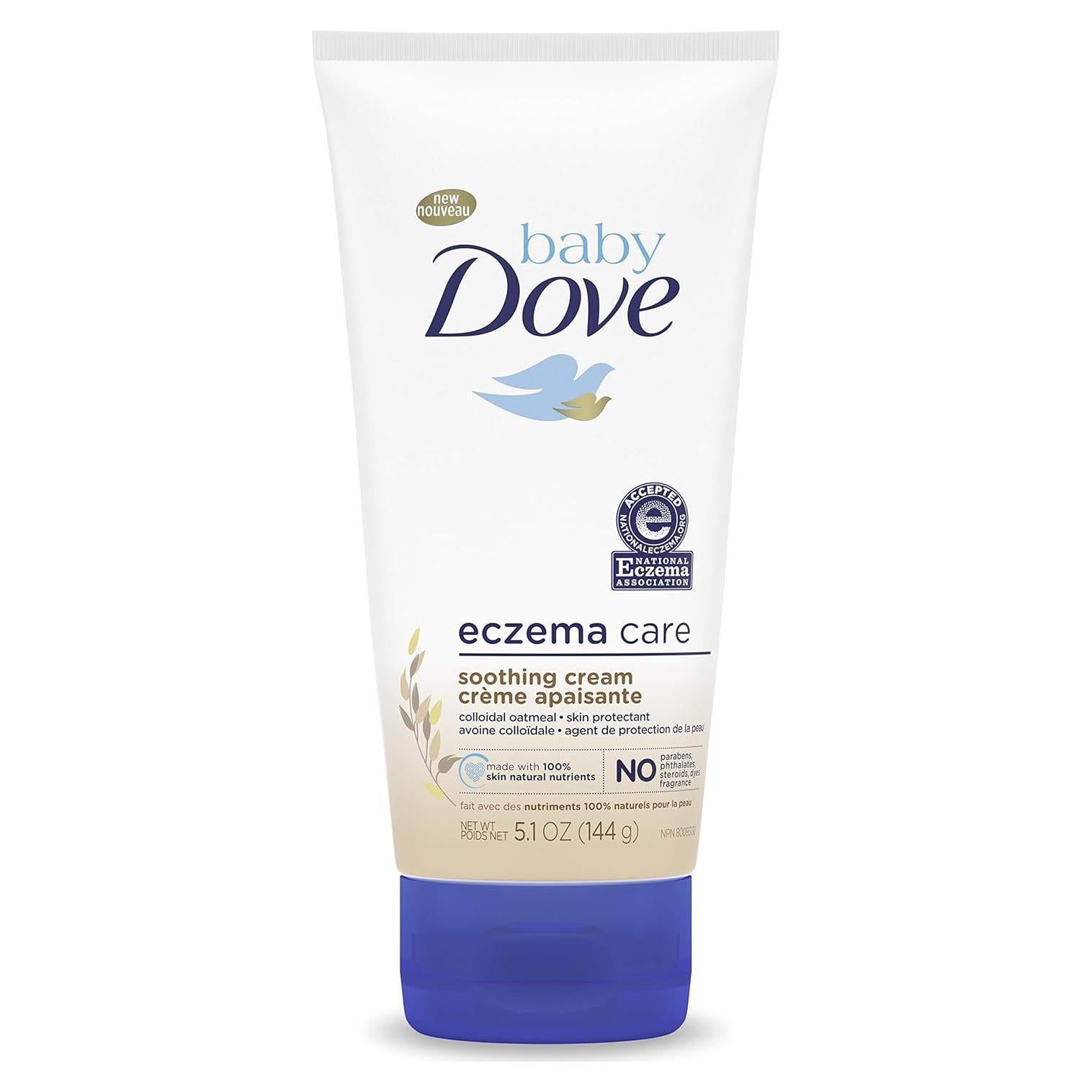 Crema Calmante Baby Dove 145 g para Piel Sensible y Eczema