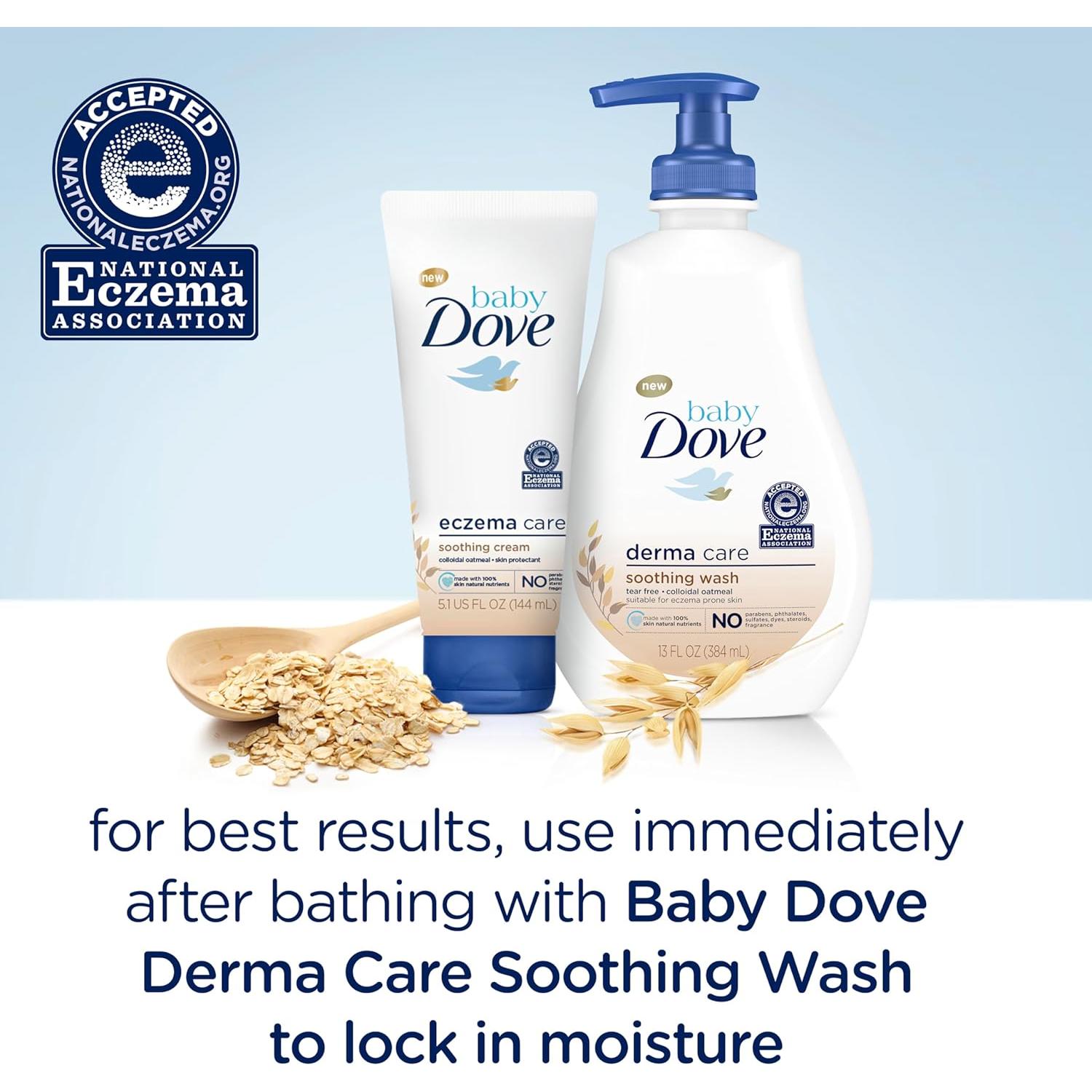 Crema Calmante Baby Dove 145 g para Piel Sensible y Eczema