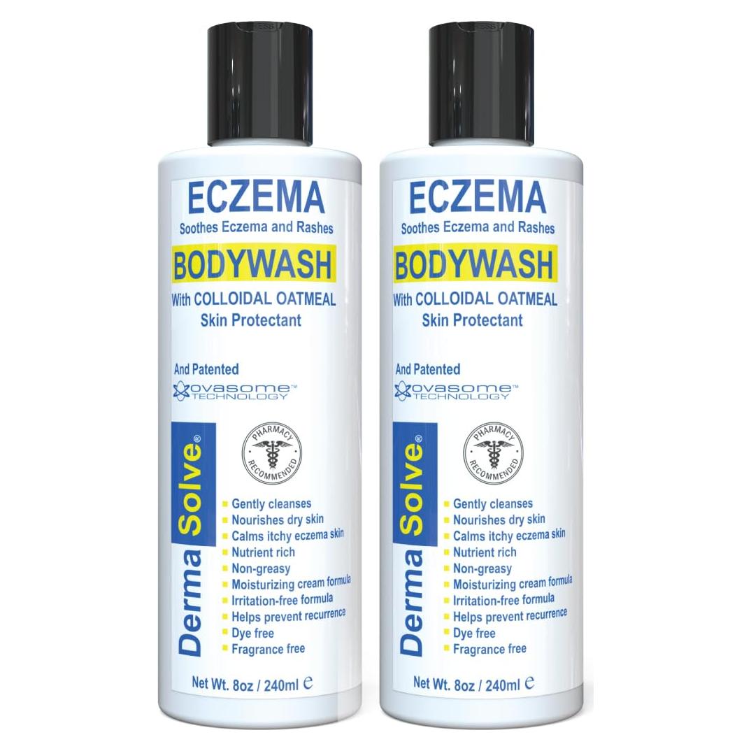 Jabón Corporal Dermasolve para Eczema 2 Paquetes - Hidrata y Repara