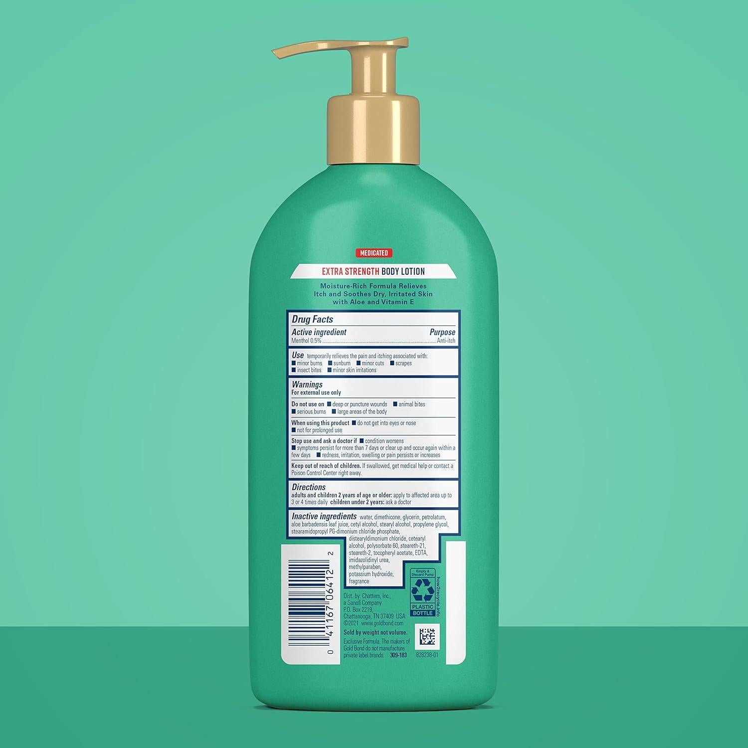 Loción Corporal Medicada Gold Bond Extra Fuerte 396 g - Hidrata y Alivia