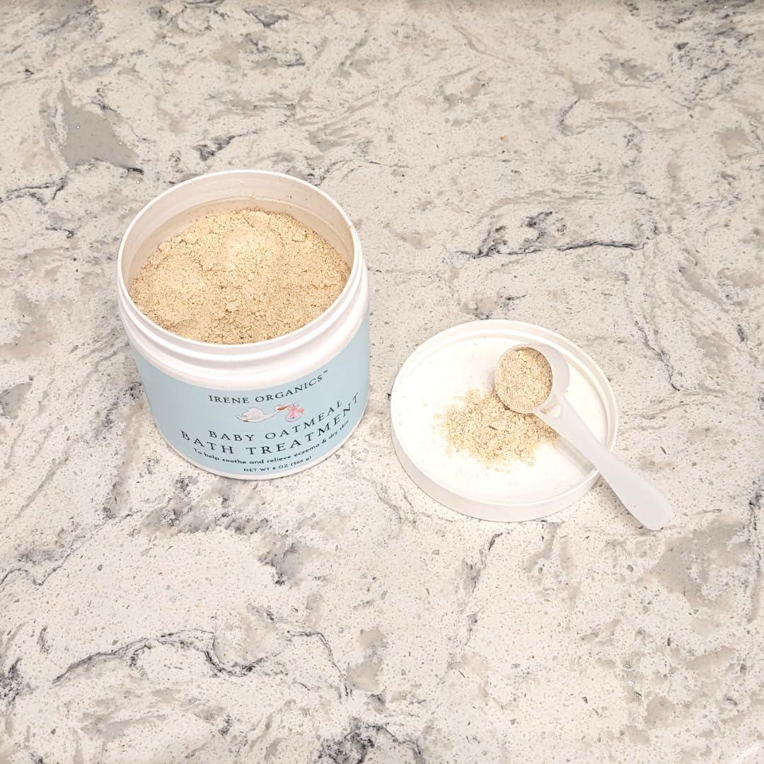 Polvo de Baño de Avena Coloidal Irene Organics 226.8g