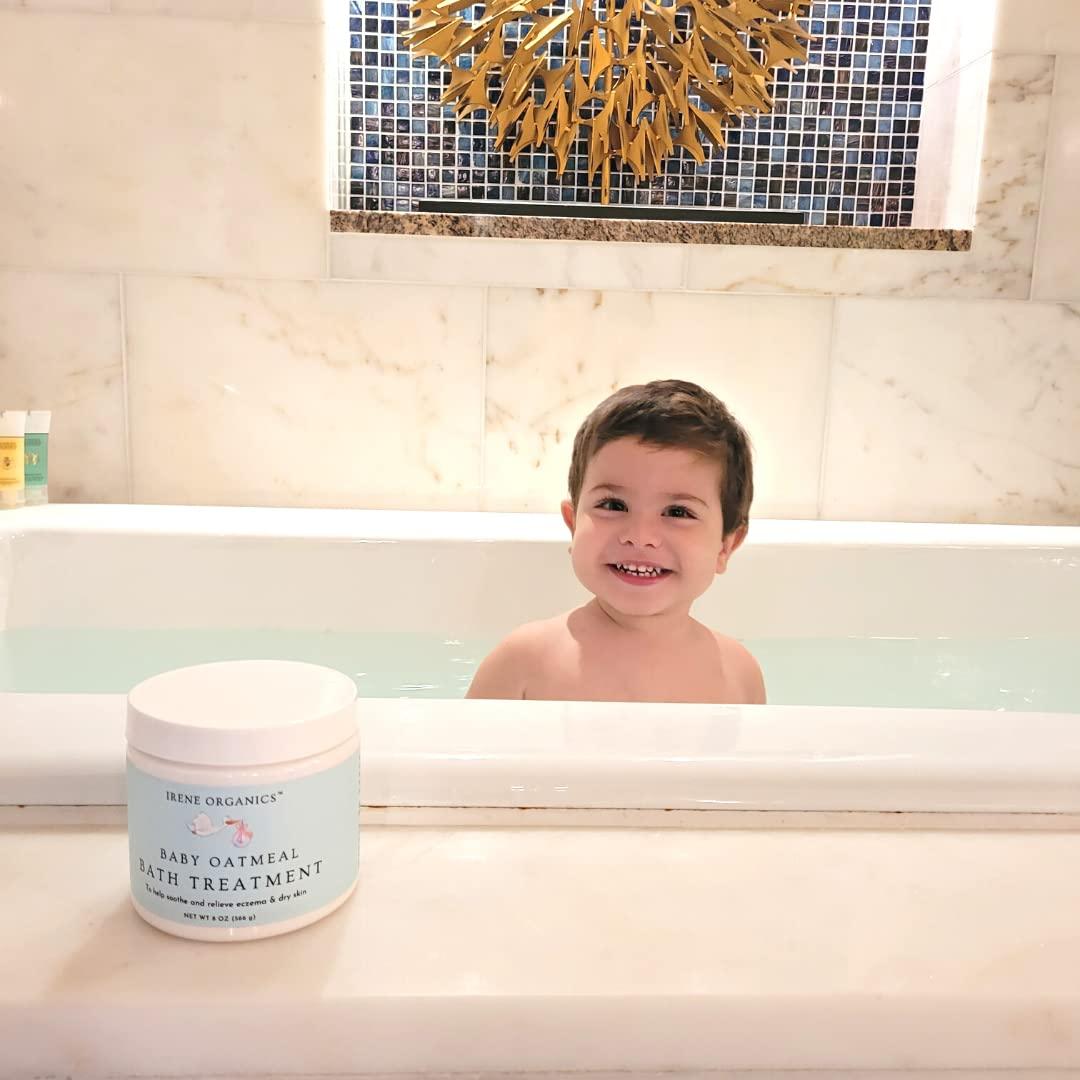 Polvo de Baño de Avena Coloidal Irene Organics 226.8g