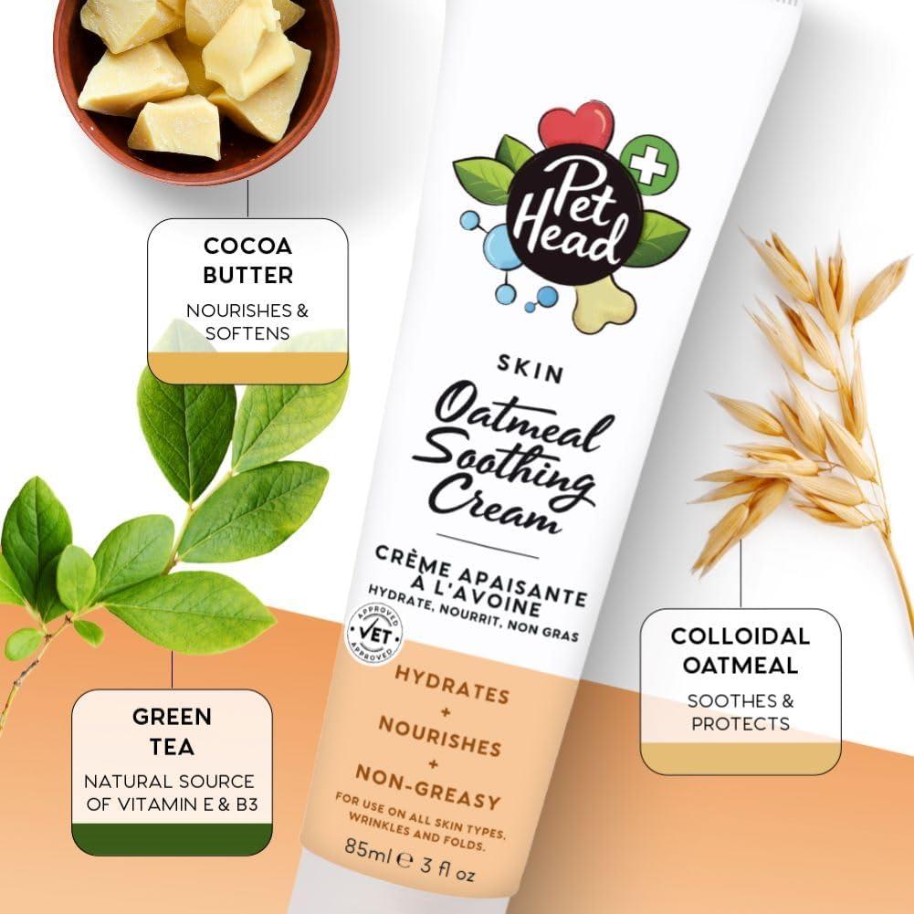 Crema Calmante de Avena Pet Head Health 88.7 ml para Perros