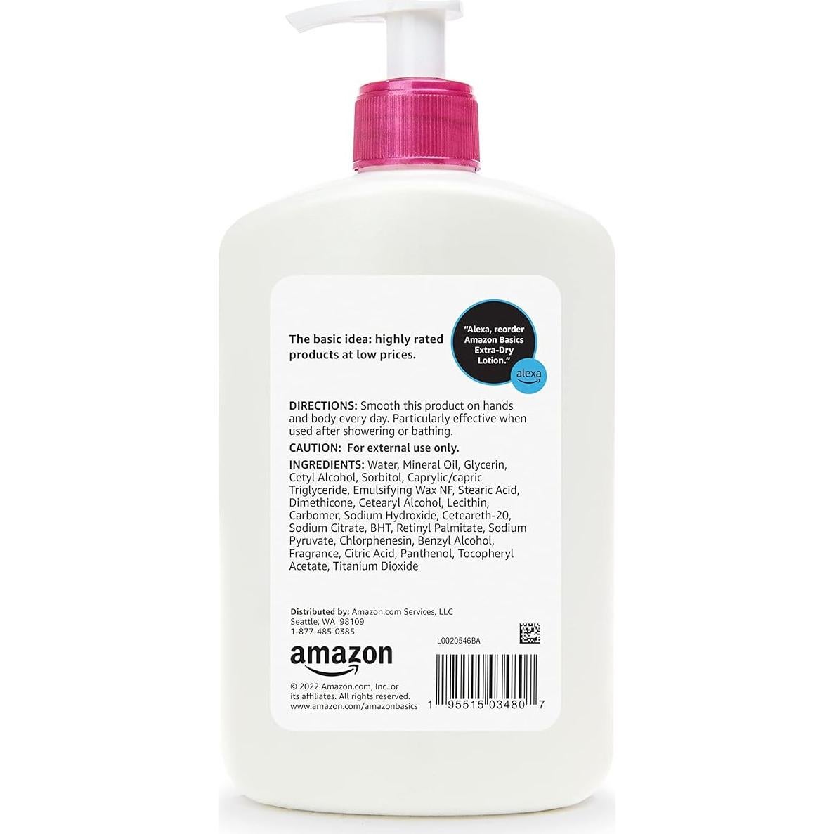 Loción Corporal Amazon Basics para Piel Extra Seca 473 ml
