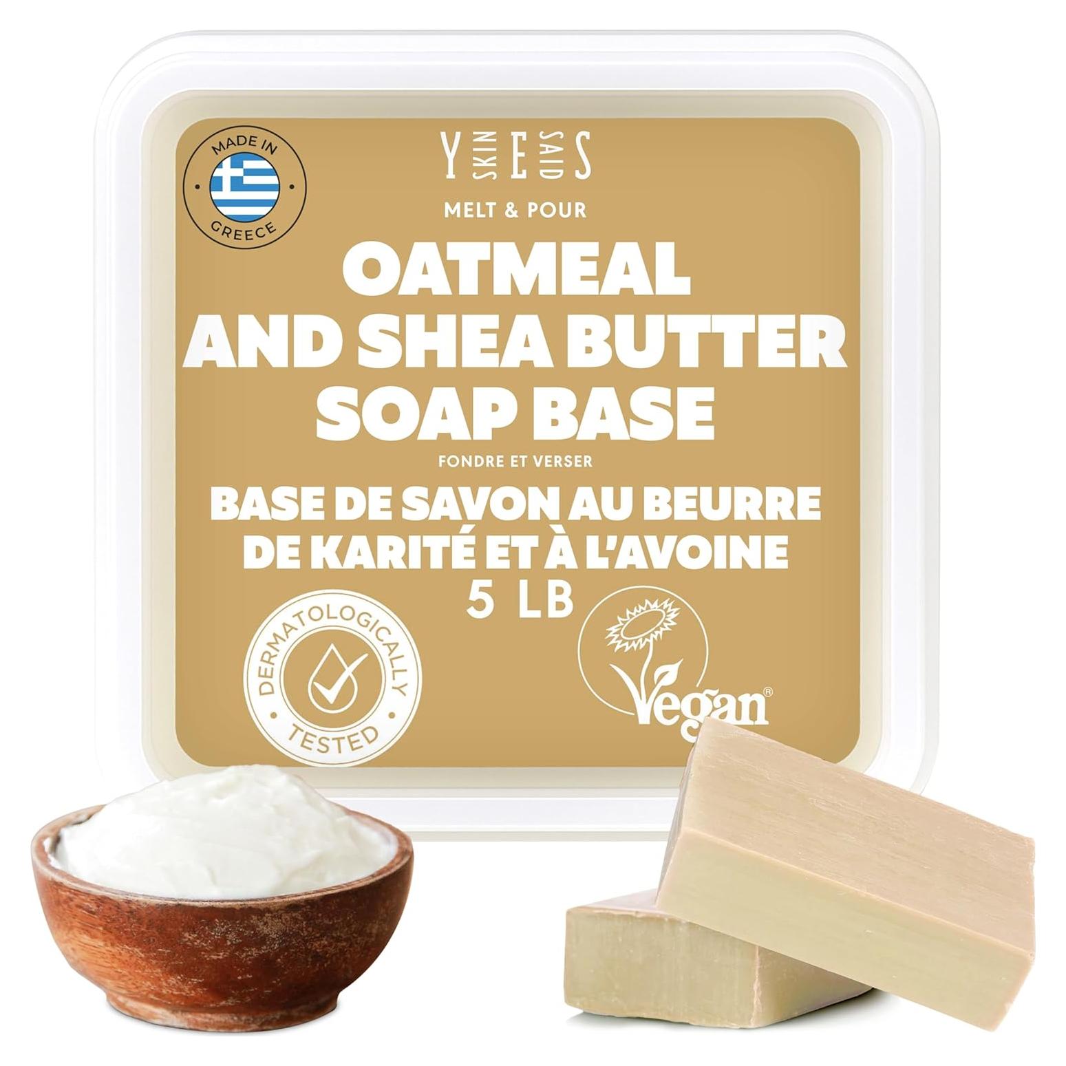 Base de Jabón de Avena Skin Said Yes 2268g - Orgánica y Natural