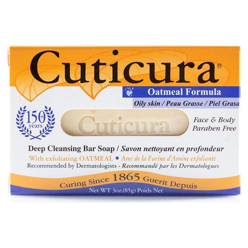 Jabón de Barra Cuticura Avena 85 g - Piel Grasa - Paquete de 6