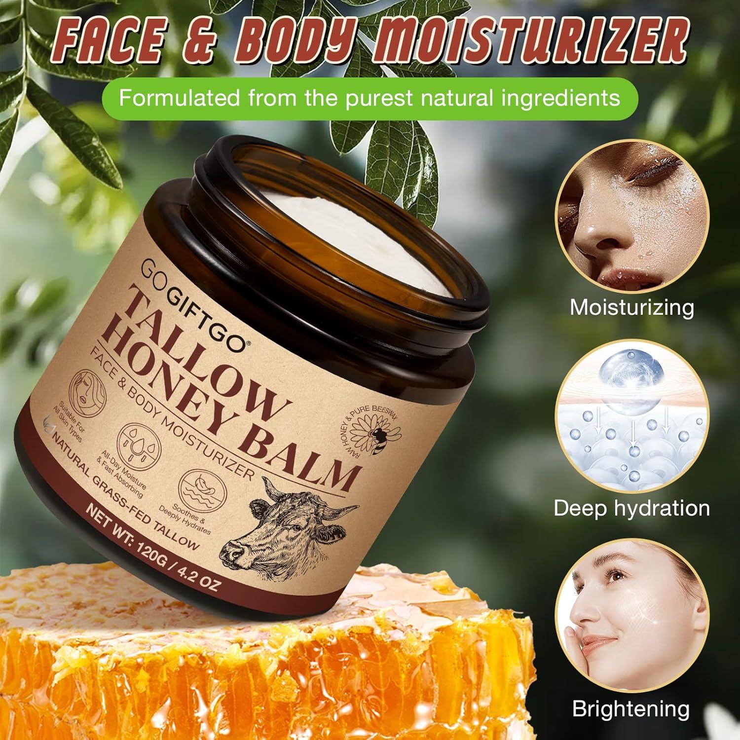Bálsamo Hidratante Facial GOGIFTGO con Mantequilla y Miel 248g