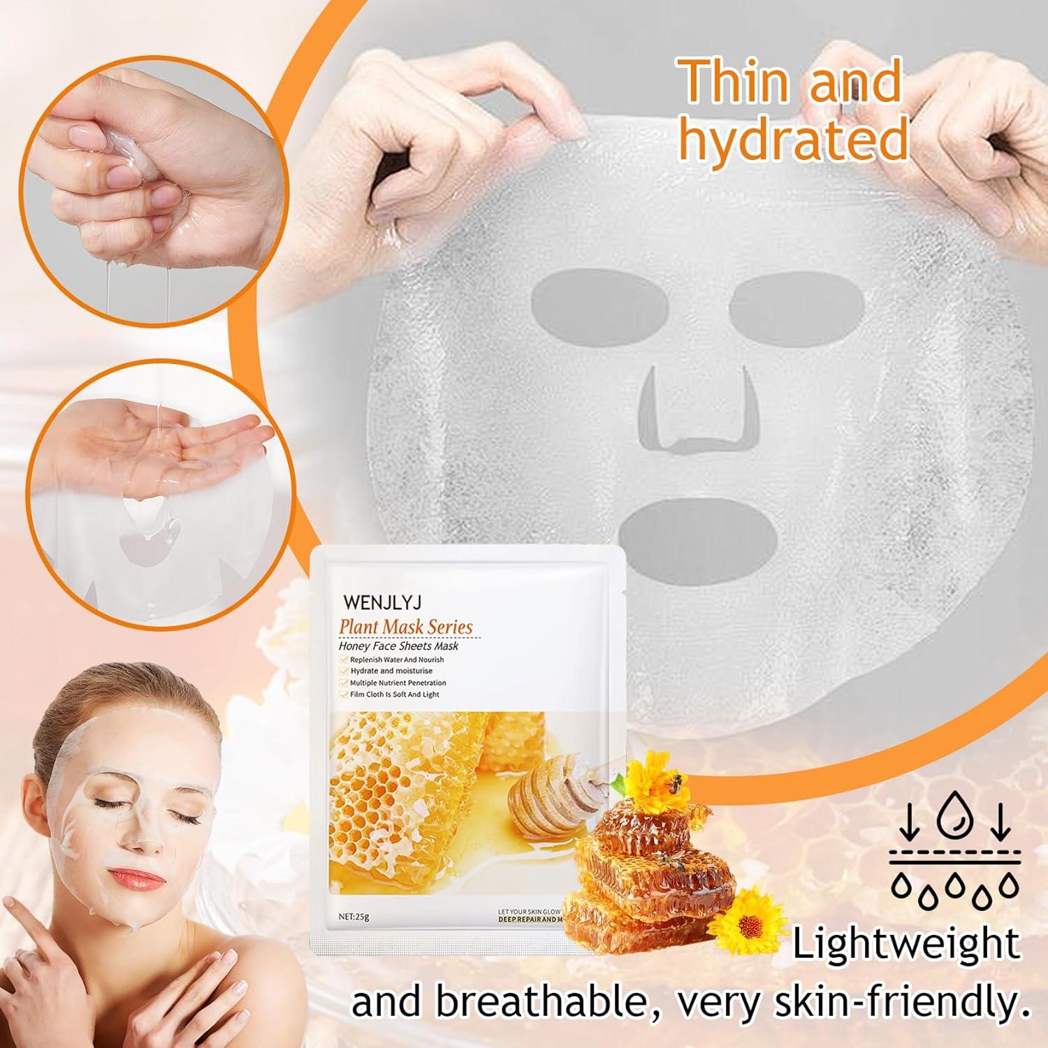 Juego de Cuidado de Piel WENJLYJ con Jabón de Cúrcuma y Mascarillas