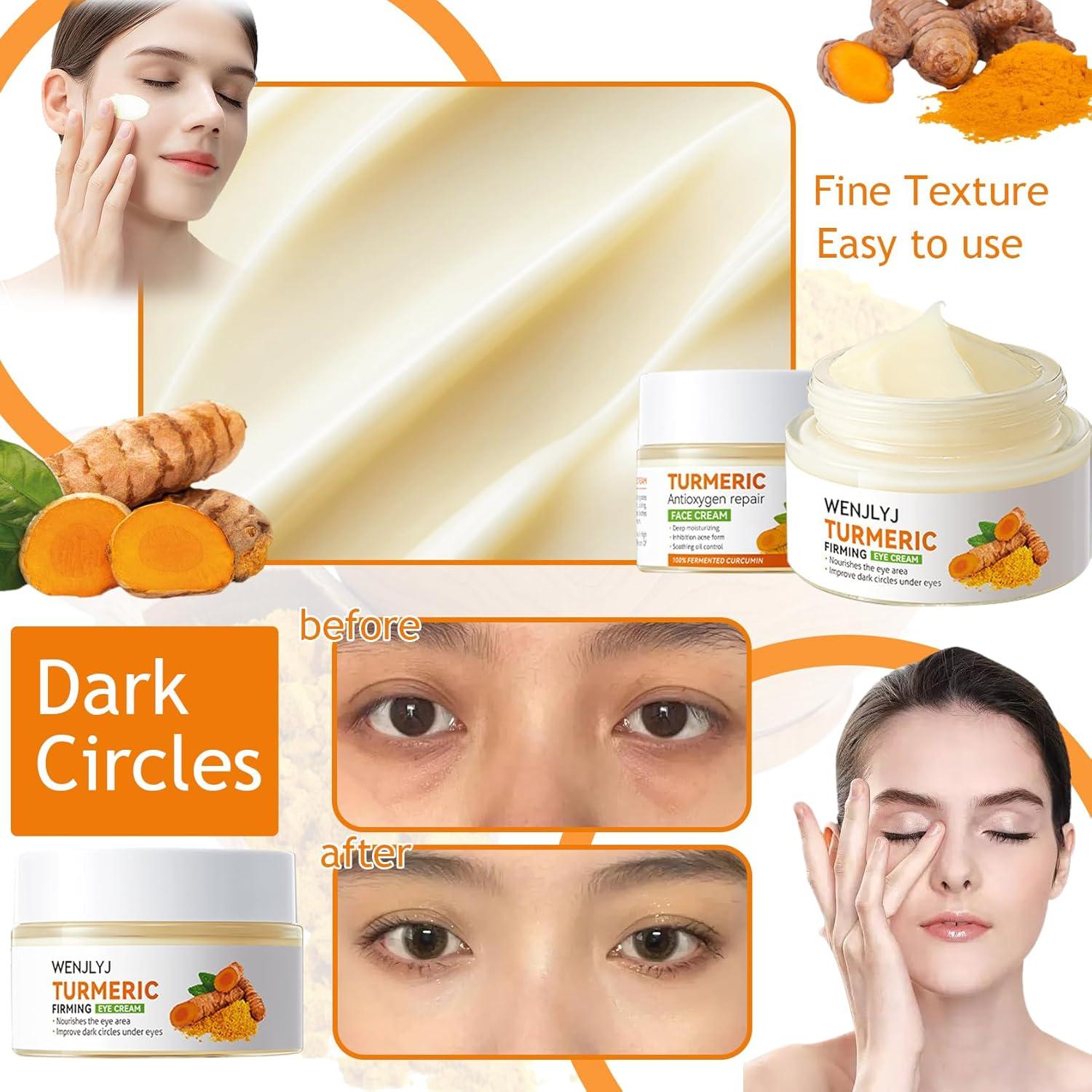 Juego de Cuidado de Piel WENJLYJ con Jabón de Cúrcuma y Mascarillas