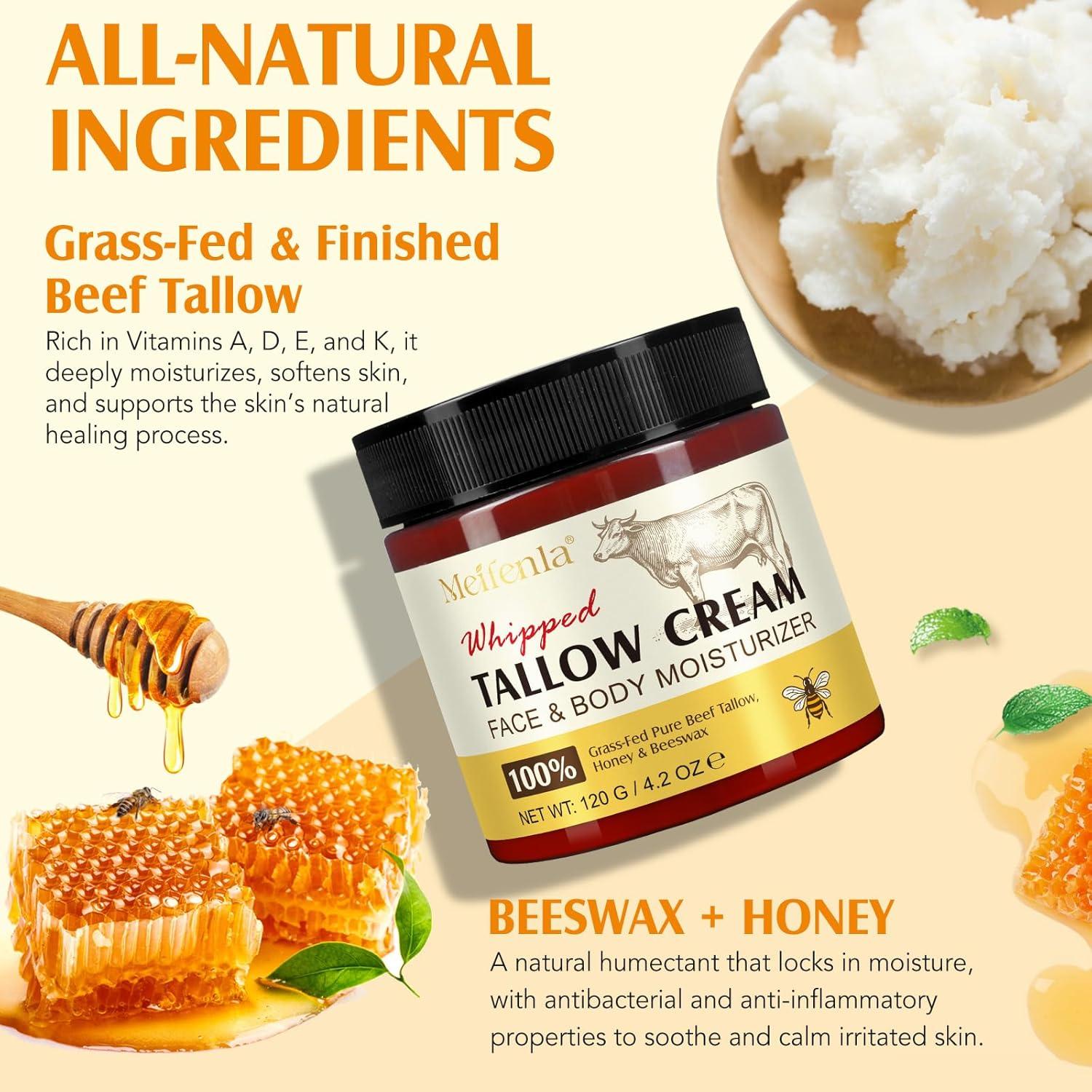 Bálsamo Hidratante Facial de Grasa de Res Meifenla 120g