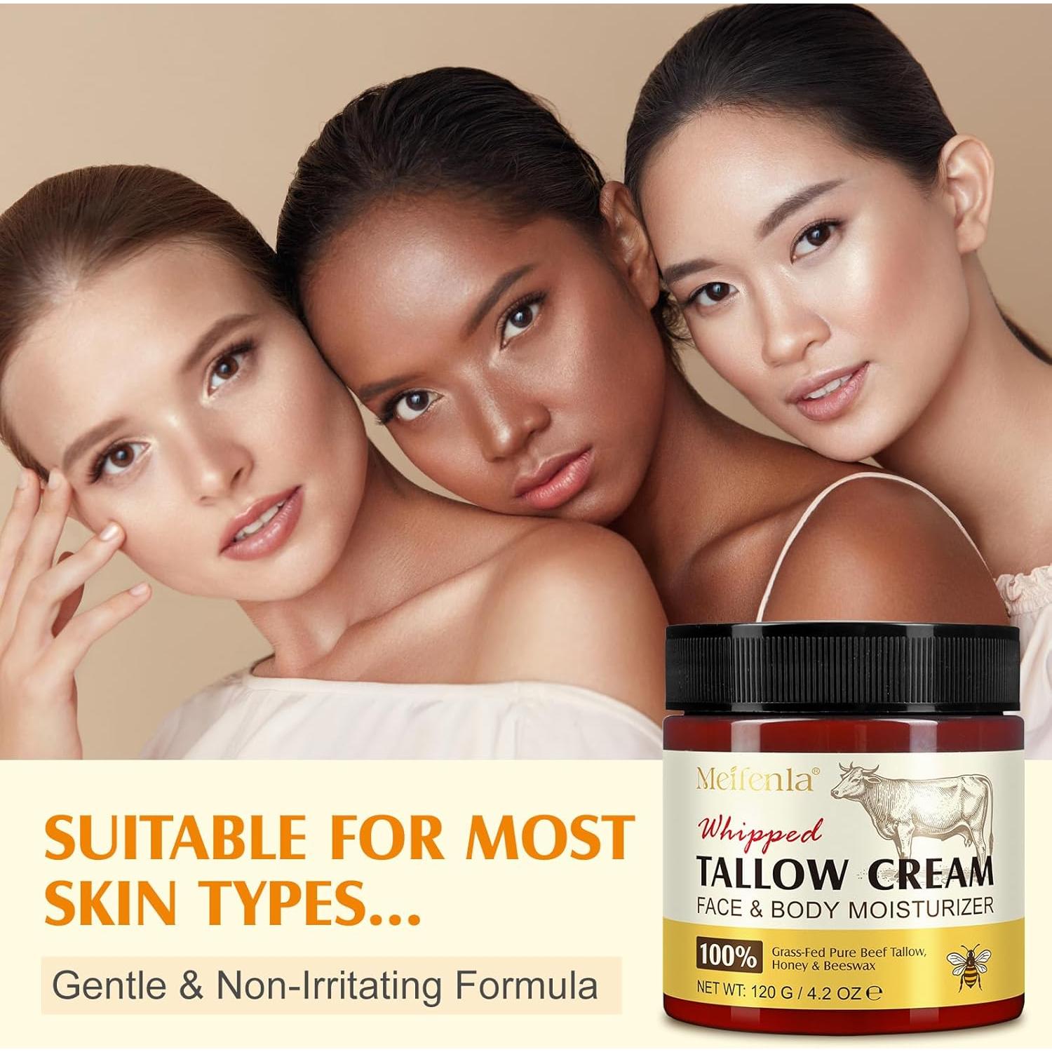 Bálsamo Hidratante Facial de Grasa de Res Meifenla 120g