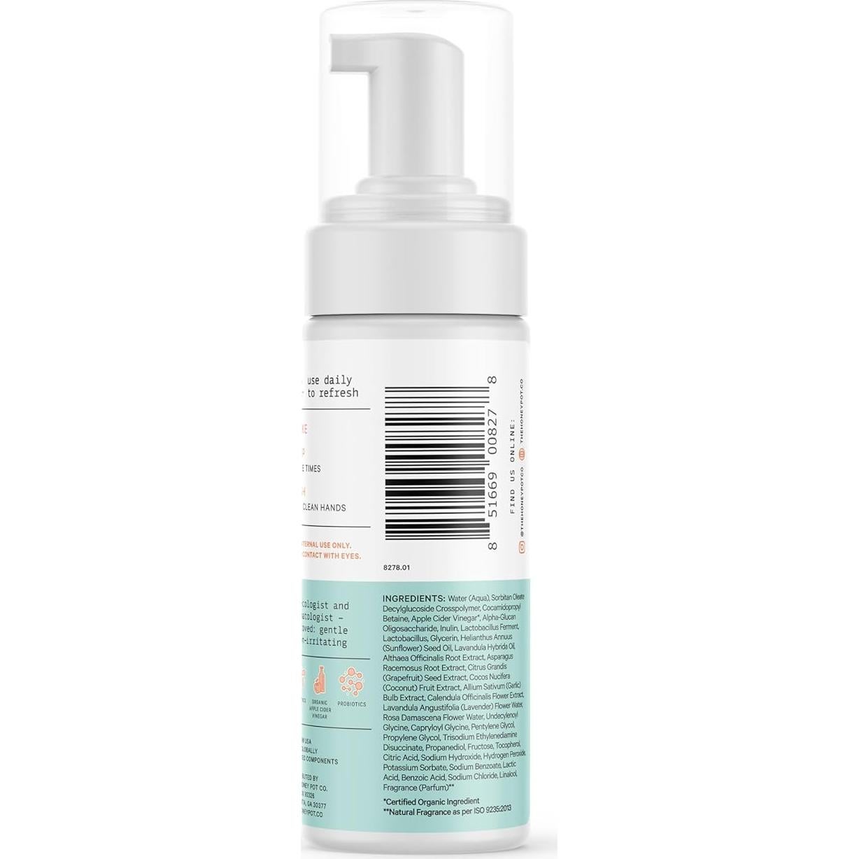 Lavado Íntimo Prebiótico Honey Pot 162 ml - Piel Sensible