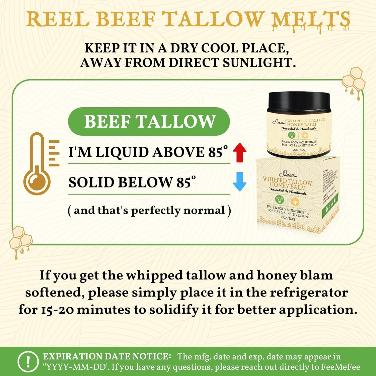 Bálsamo Hidratante Facial FeeMeFee 59ml Grasa de Res Orgánico