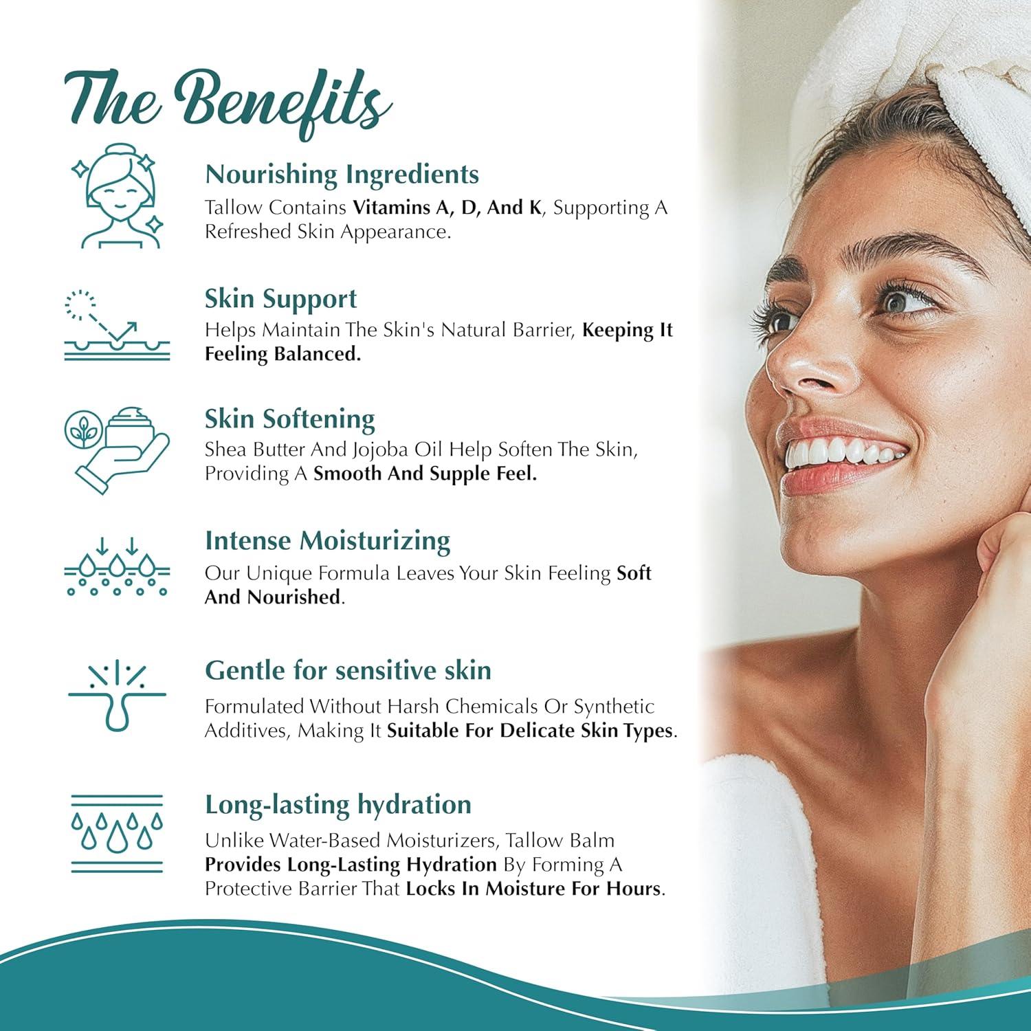 Bálsamo de Sebo de Res Esencia Primal 28.35 g Hidratante Sin Fragancia