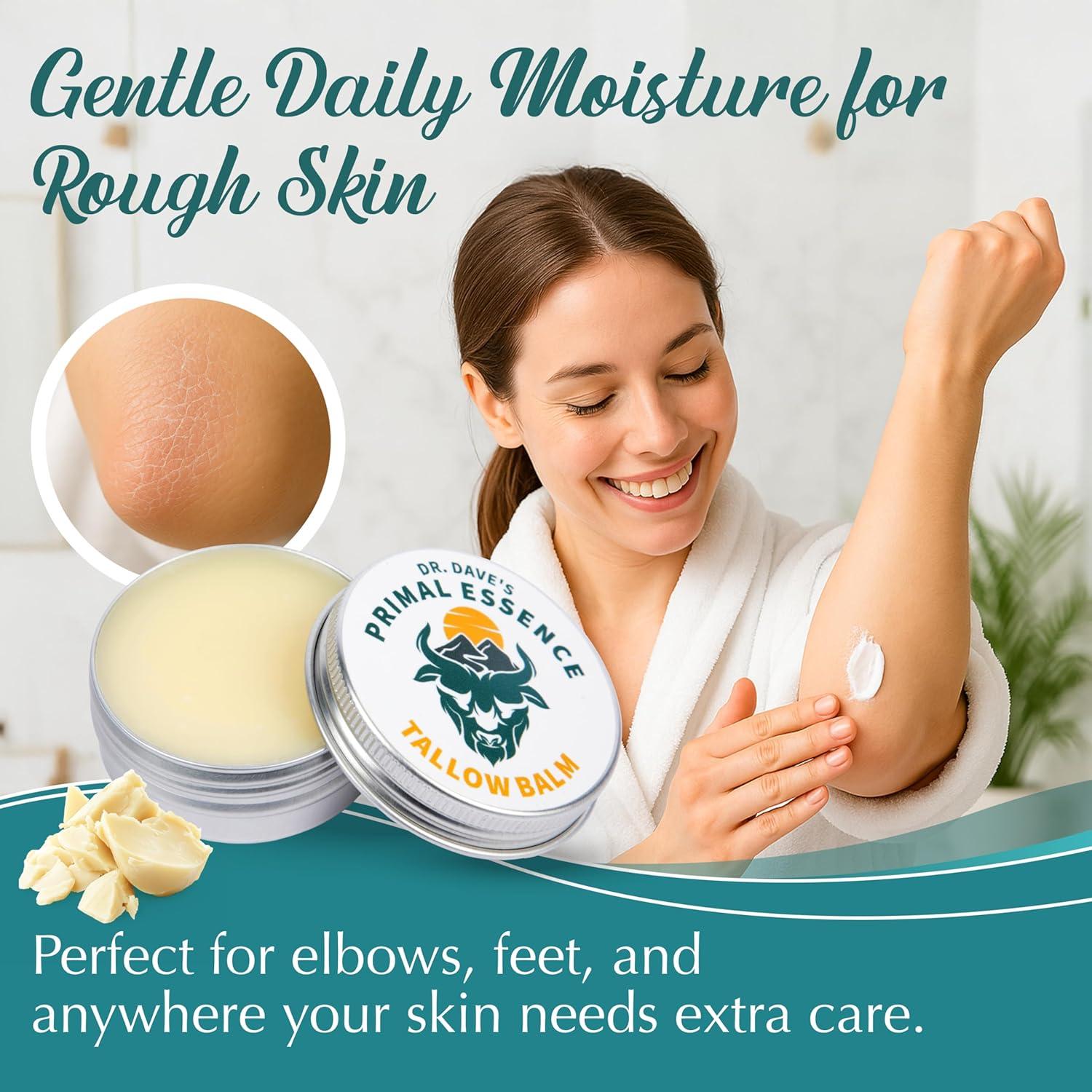 Bálsamo de Sebo de Res Esencia Primal 28.35 g Hidratante Sin Fragancia