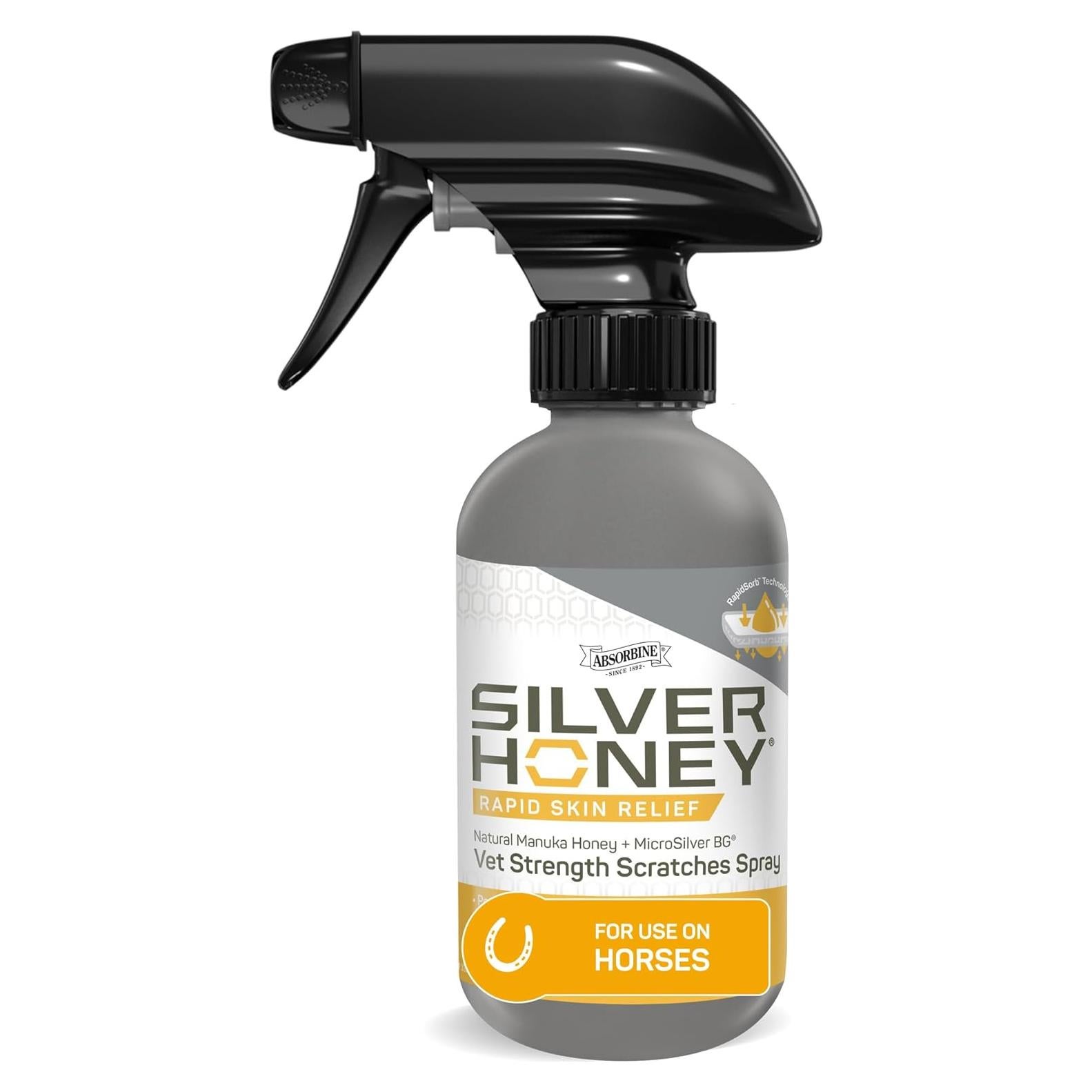 Spray Alivio Rápido Silver Honey 170g para Caballos - Dermatitis