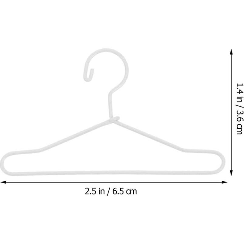 Perchas de Metal para Muñeca Toddmomy 10 Pcs Accesorios