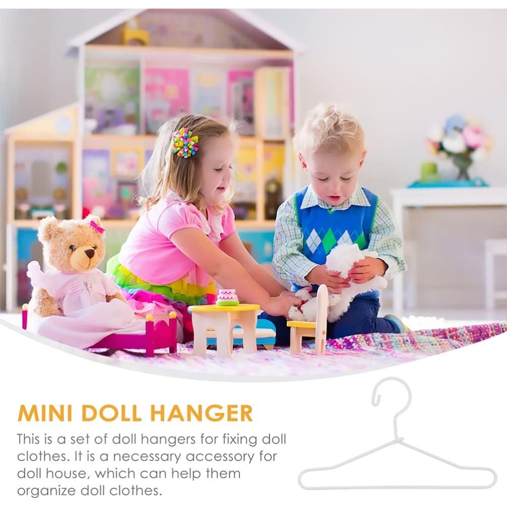 Perchas de Metal para Muñeca Toddmomy 10 Pcs Accesorios