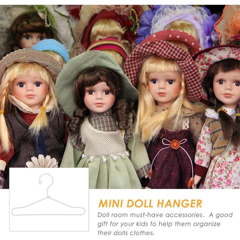 Perchas de Metal para Muñeca Toddmomy 10 Pcs Accesorios